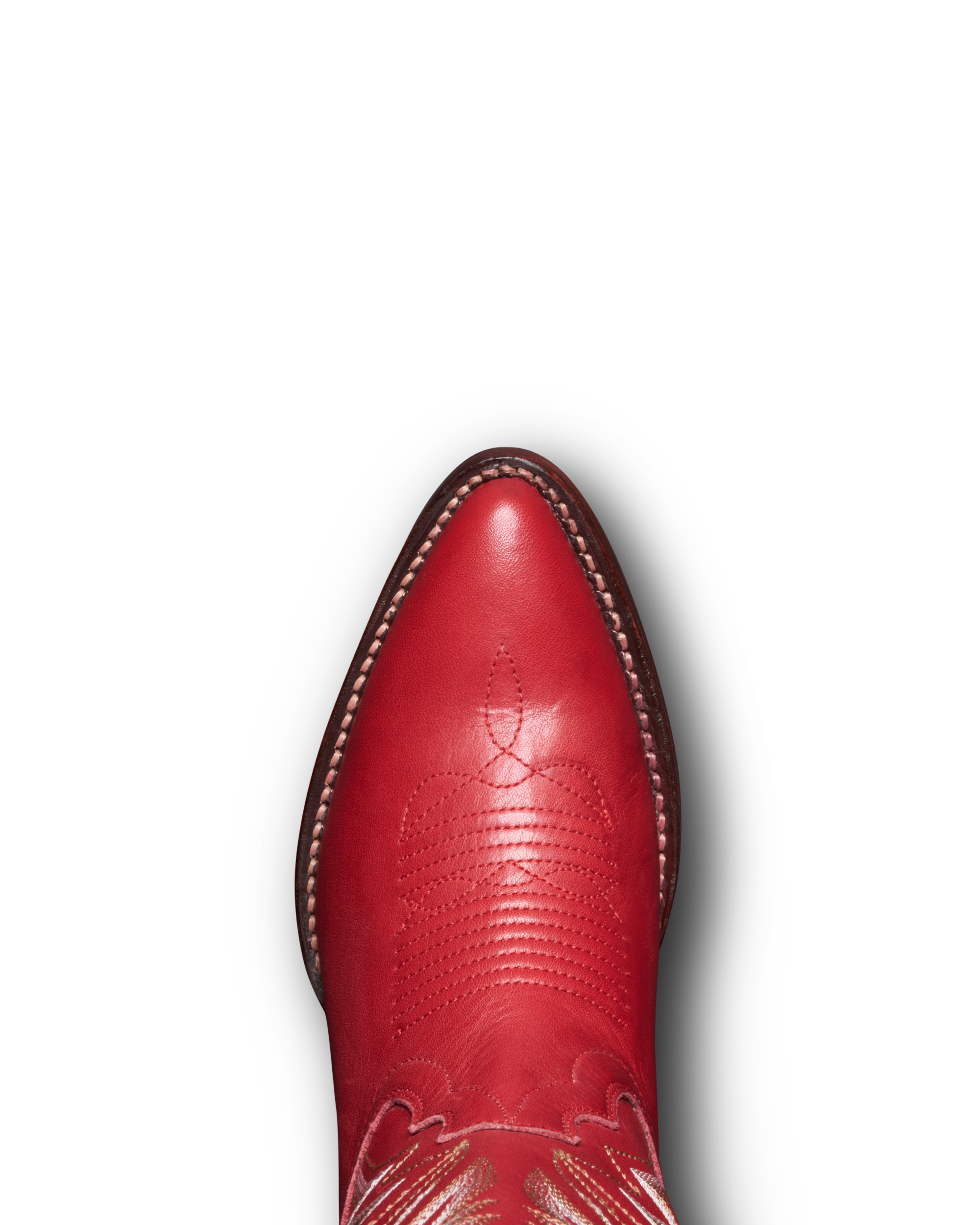 The Abby - Crimson Cowhide