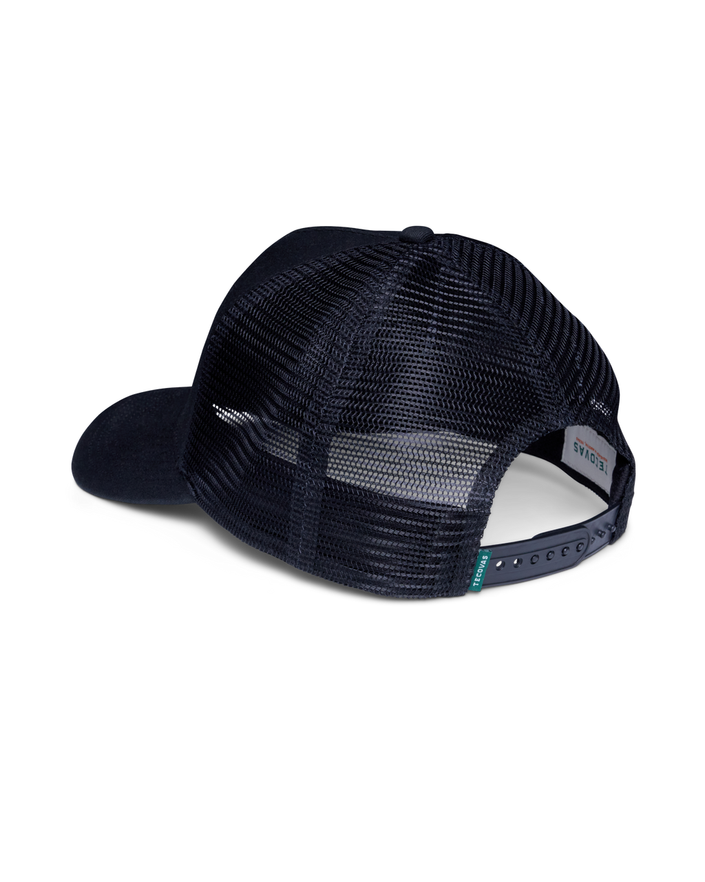 Quality Made Trucker Hat - Black Orange Cotton Polyester