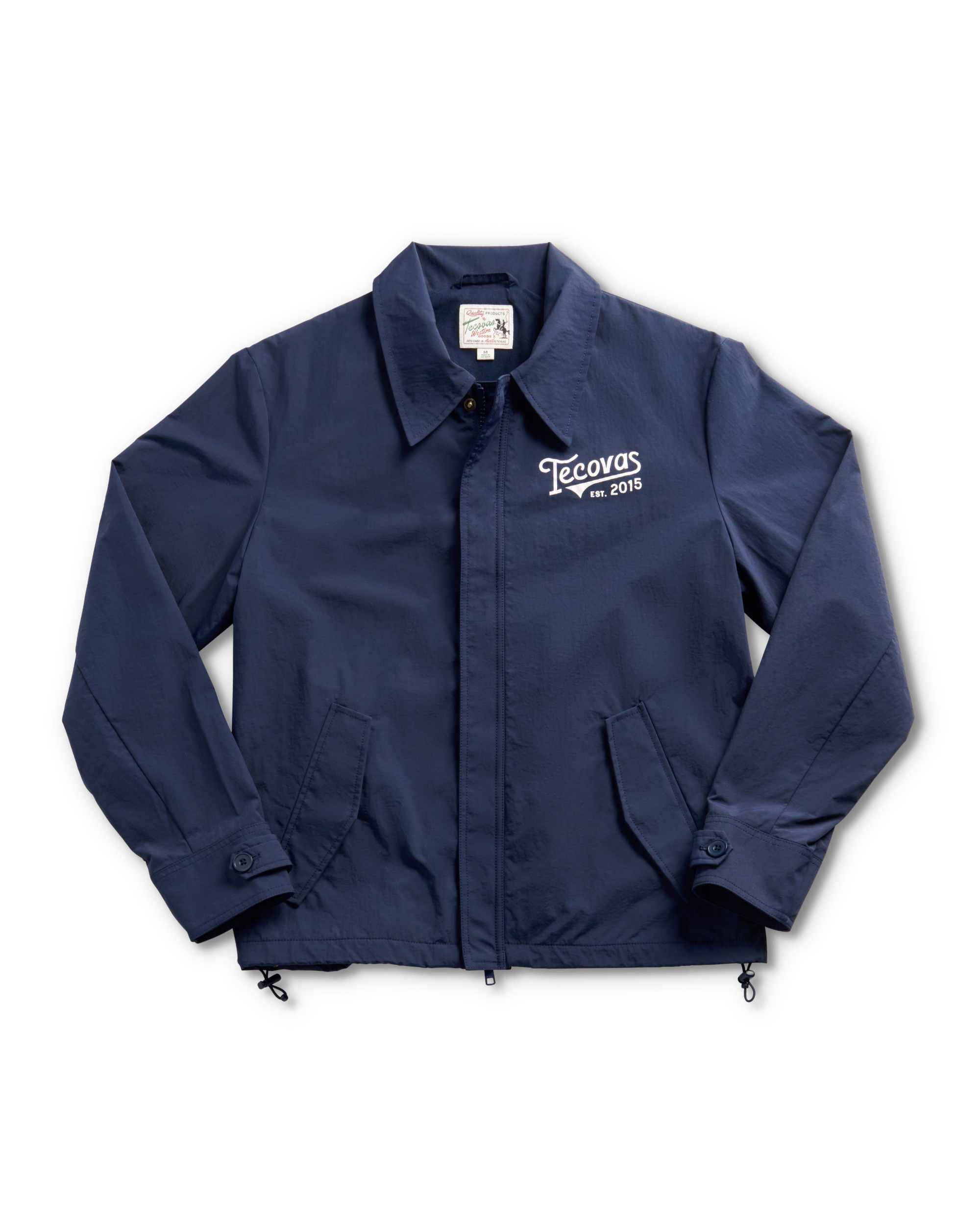 Men's Coaches Jacket - Navy Nylon