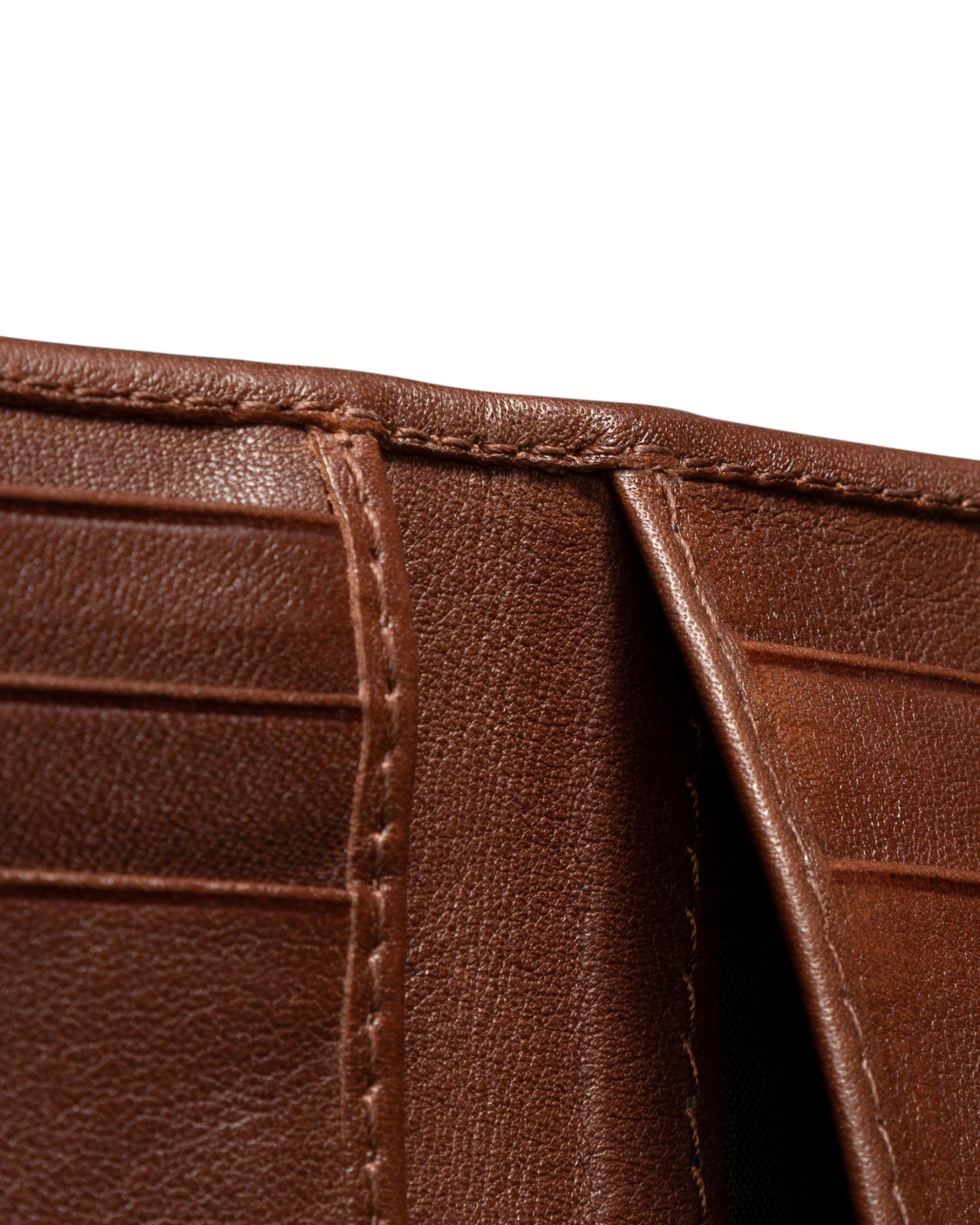 Cowhide Bifold Card Case - Bourbon Cowhide