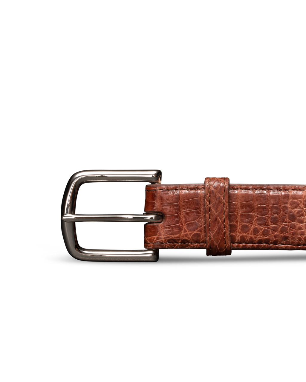 Men's Caiman Belt - Pecan Caiman