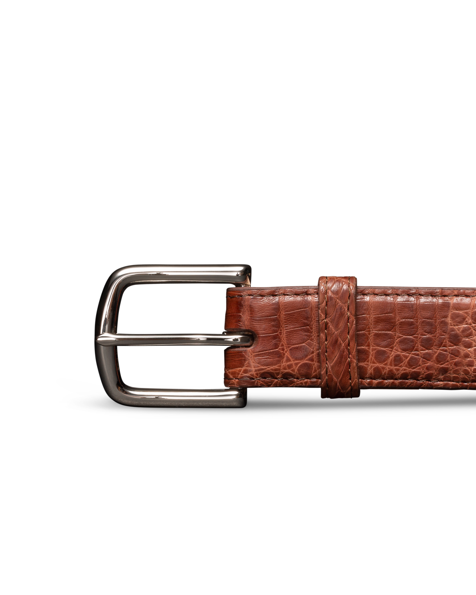 Men's Caiman Belt - Pecan Caiman