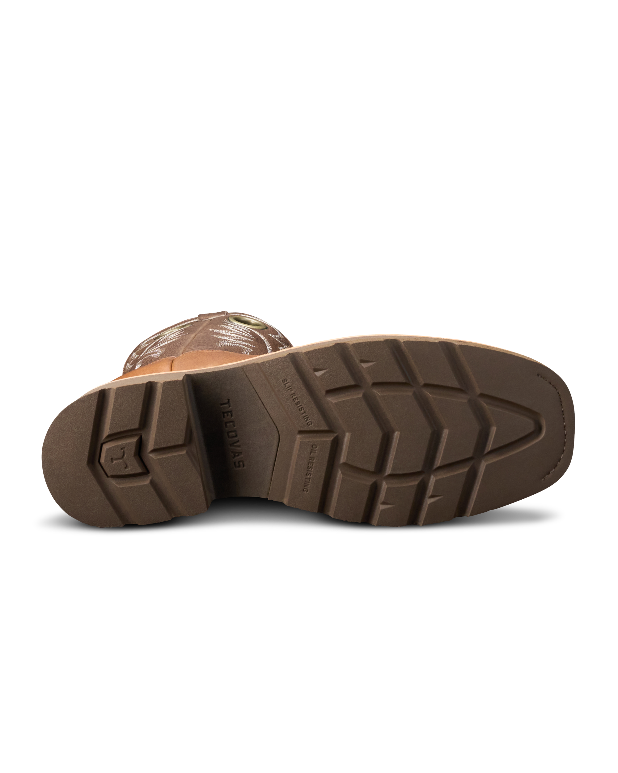 LongHaul Waterproof Square Composite Toe Work Boot - Saddle Fossil Cowhide