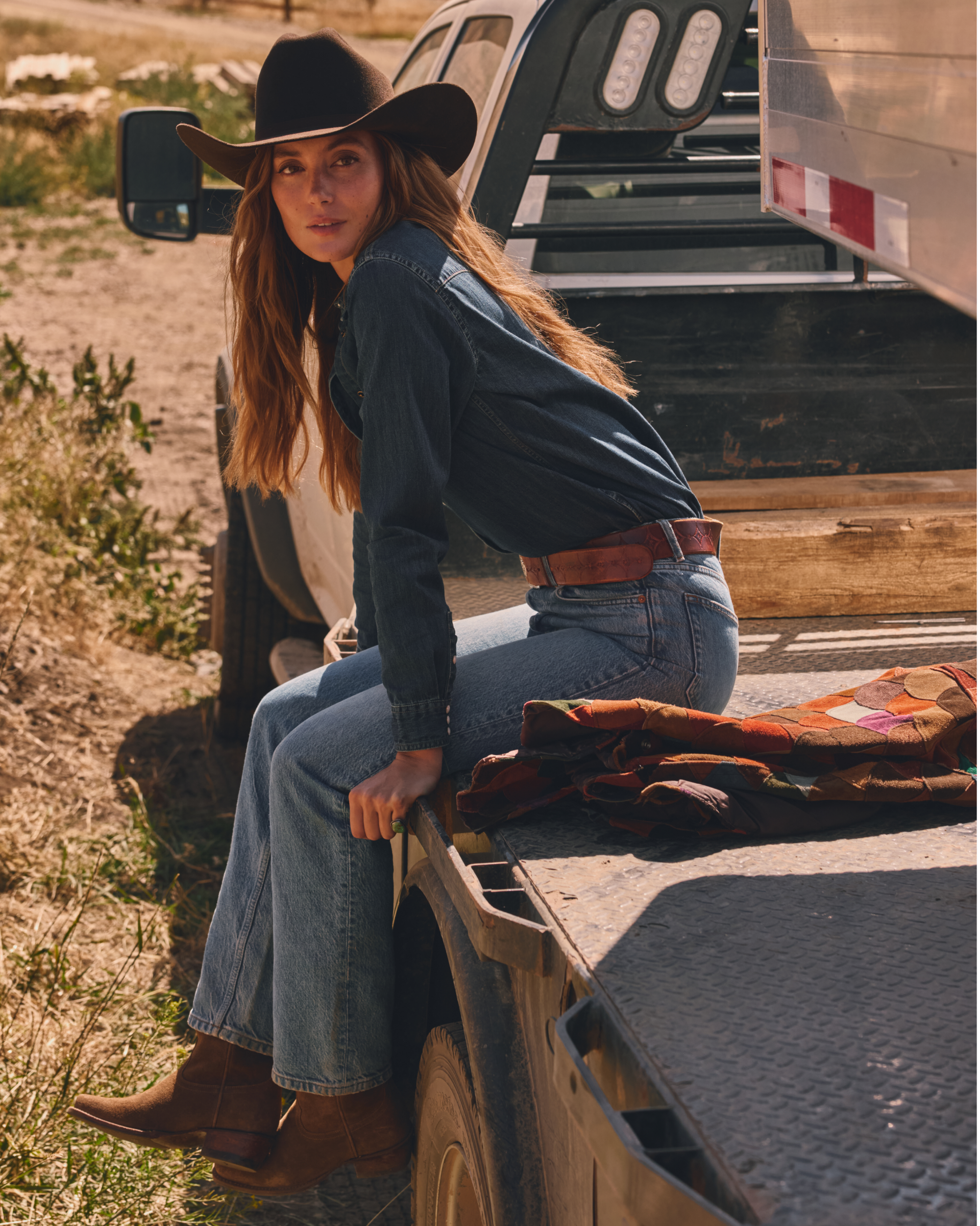 Cattleman Fur Cowboy Hat - Umber Rabbit Fur