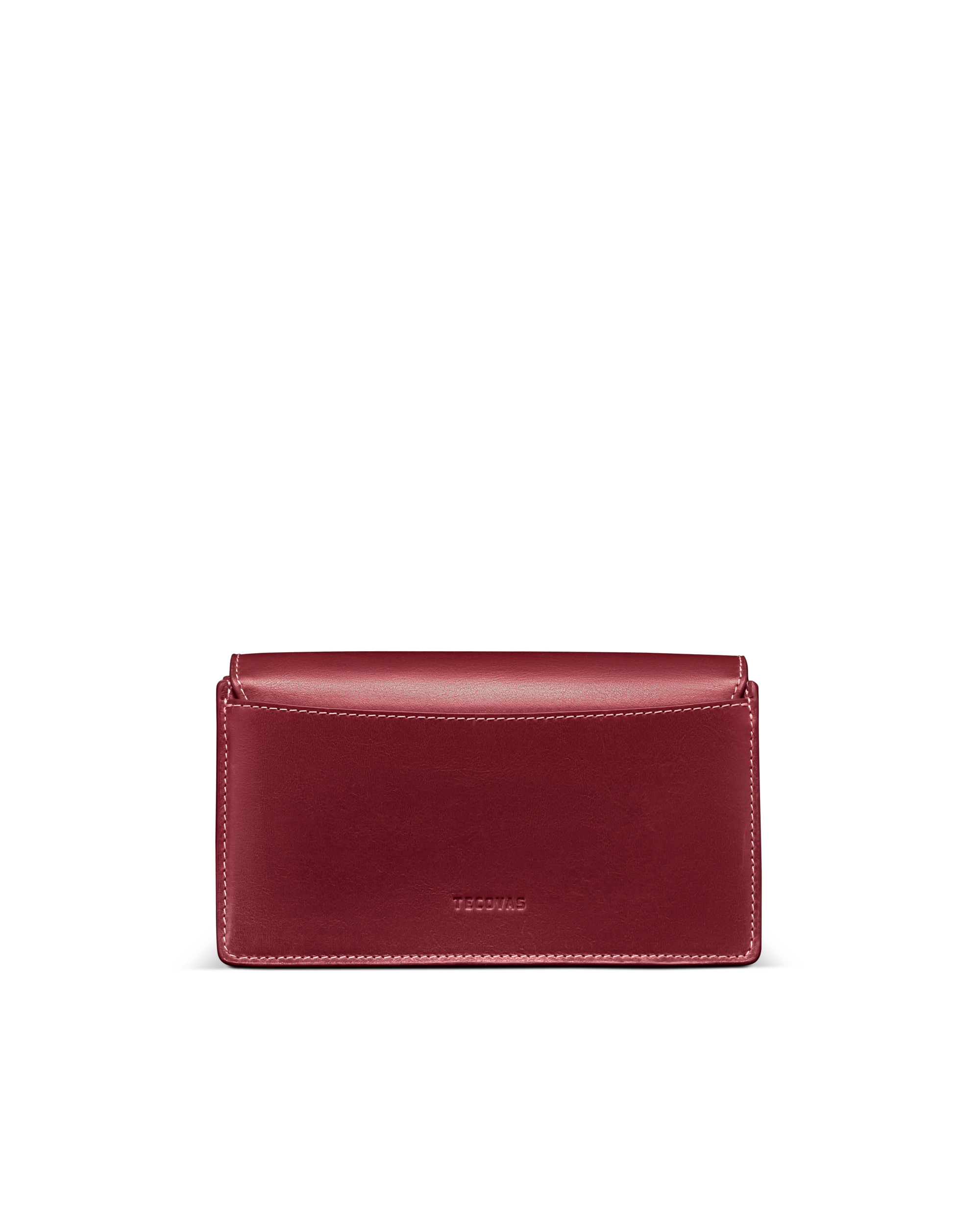 Concho Chain Crossbody - Cabernet Cowhide