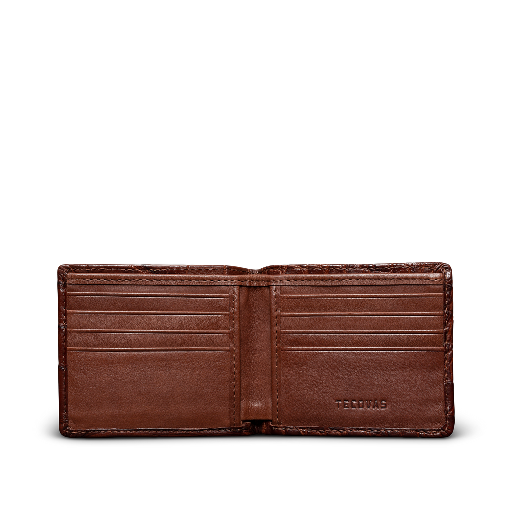 Alligator Billfold - Walnut Alligator