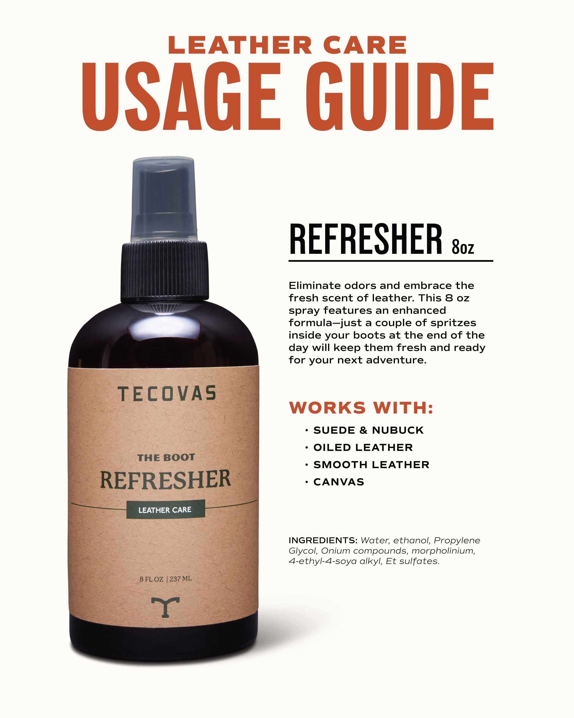 Refresher 8 oz Spray - Cleaning Agent