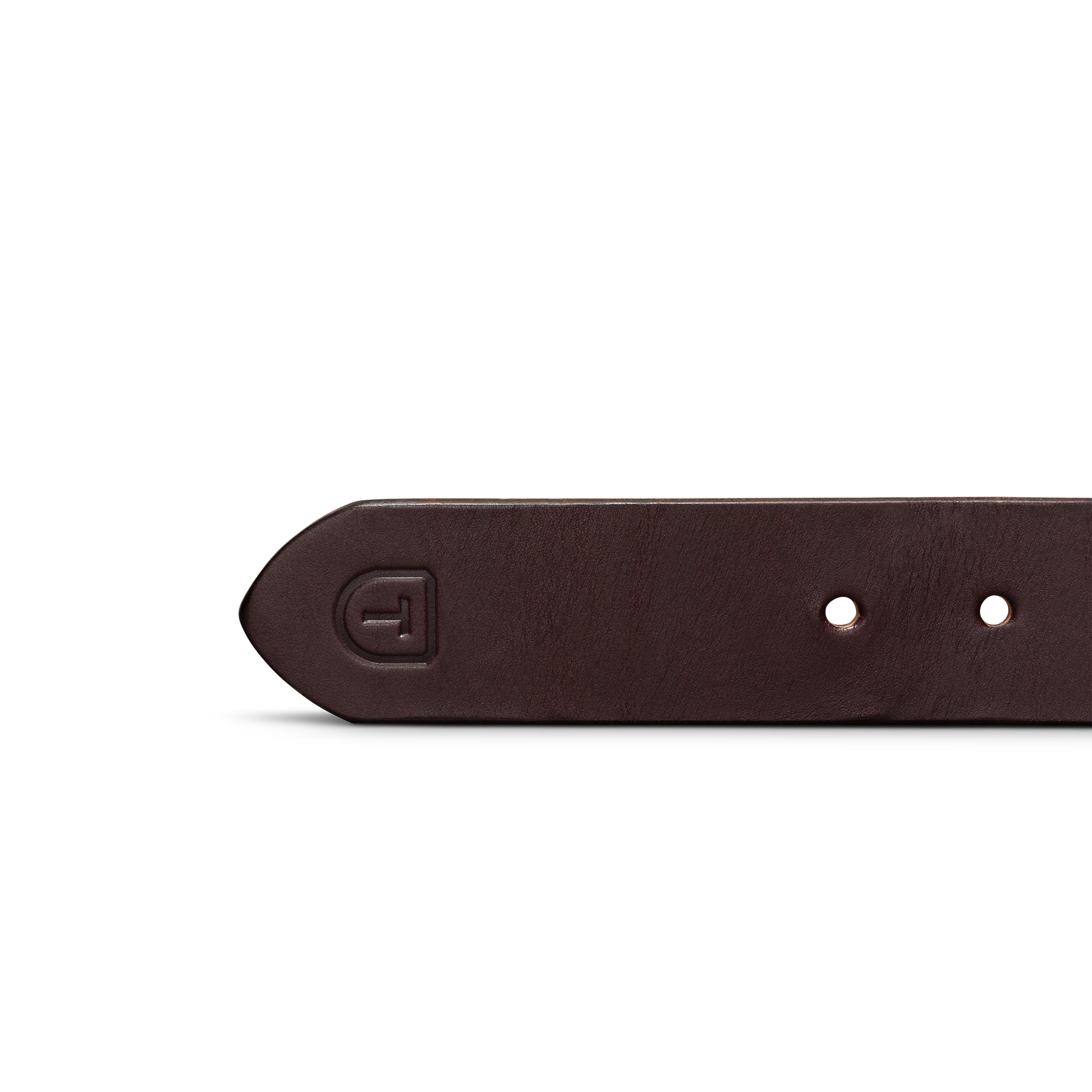 Men's Harness Leather Belt - Umber Cowhide