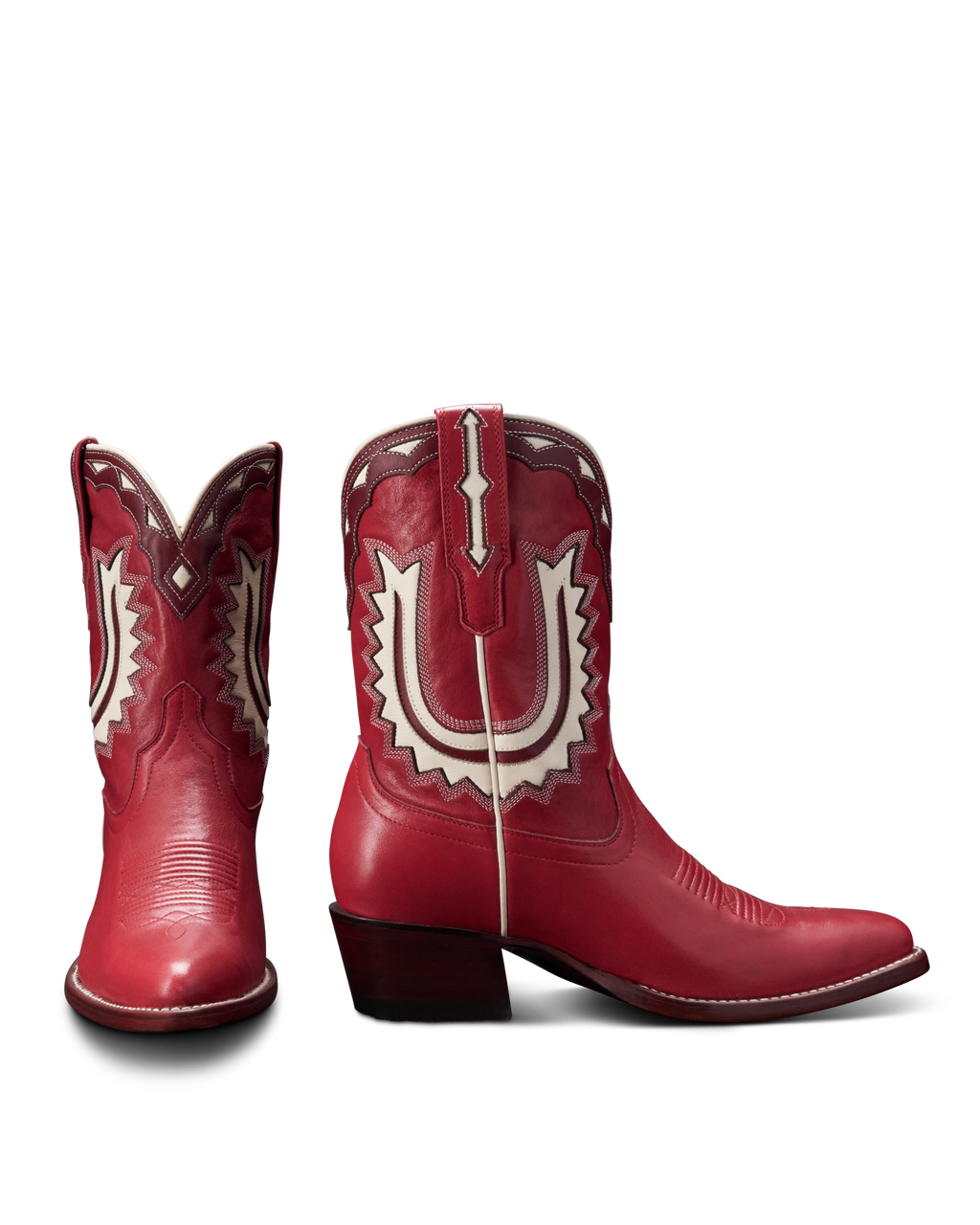 The Jolene - Crimson Bone Cowhide