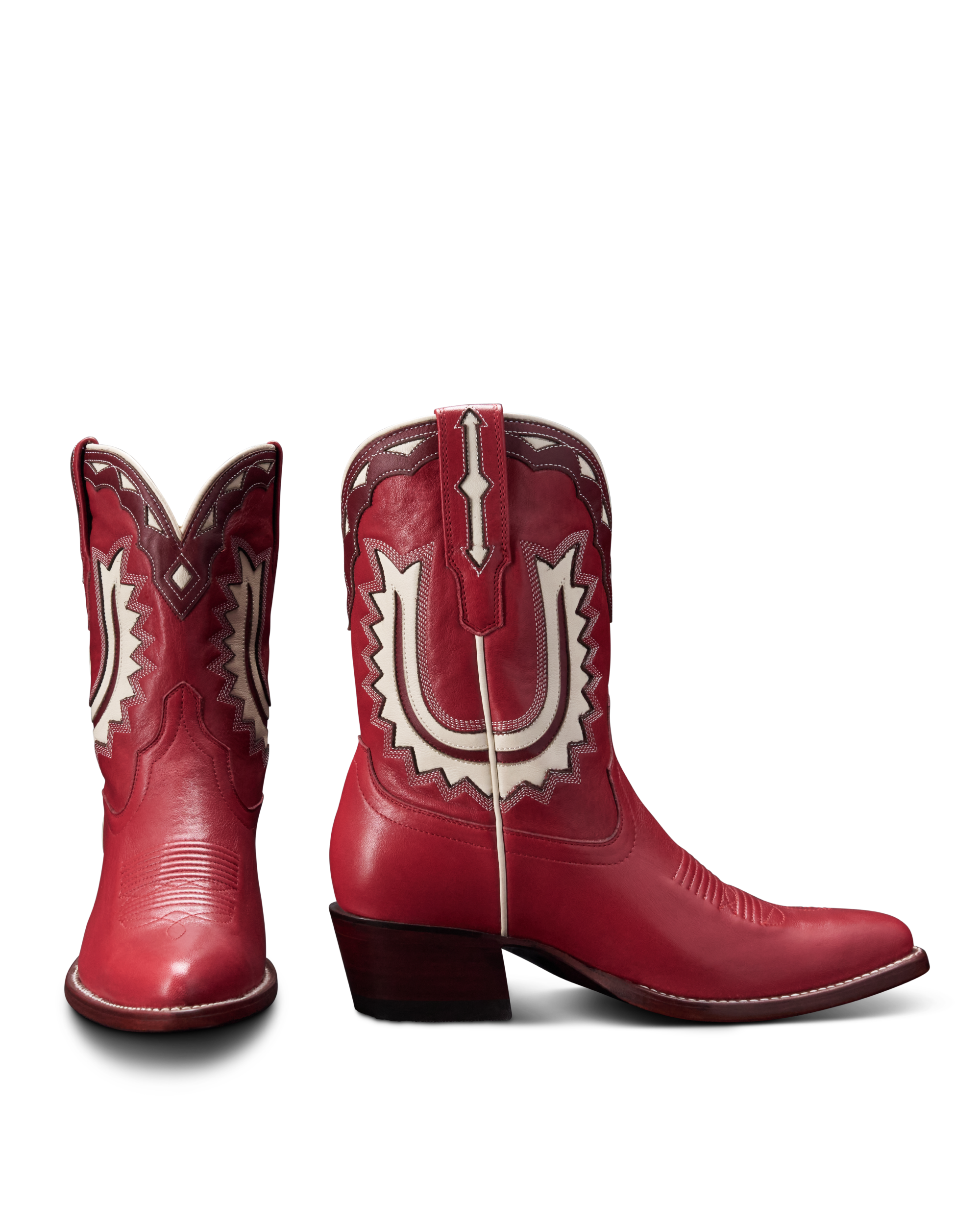 The Jolene - Crimson Bone Cowhide