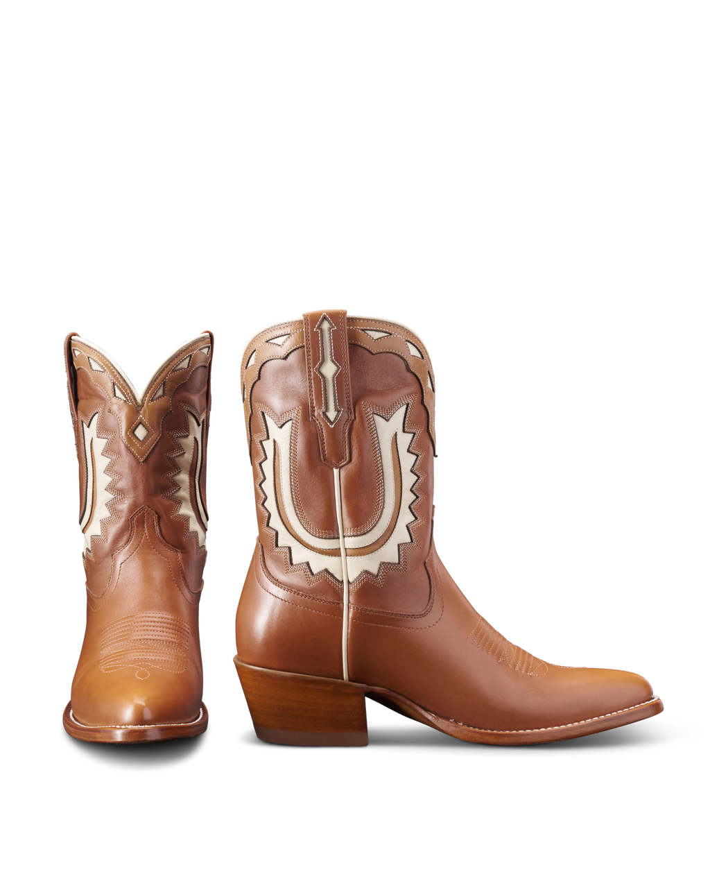 The Jolene - Caramel Bone  Cowhide