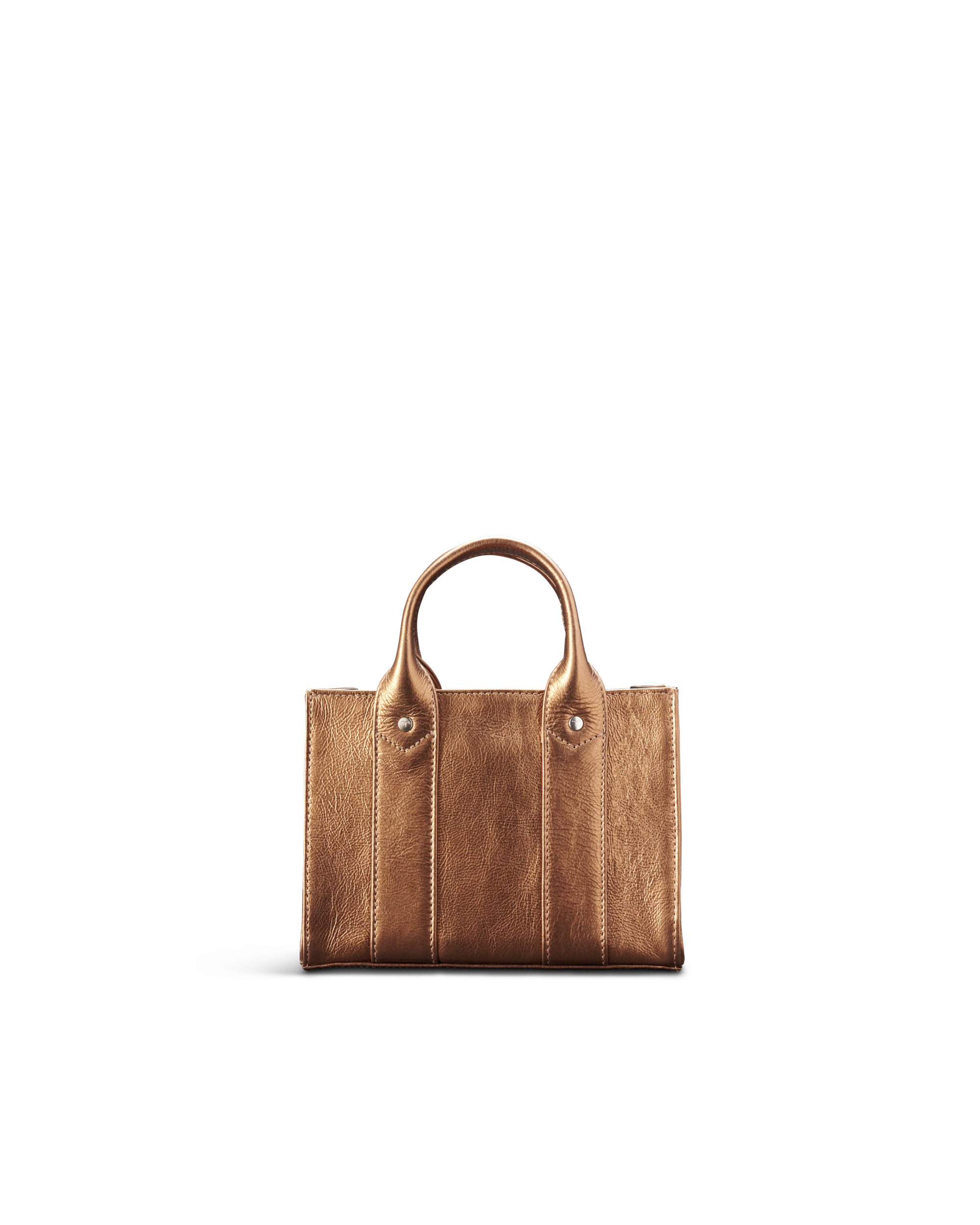 Mini Satchel - Copper Cowhide