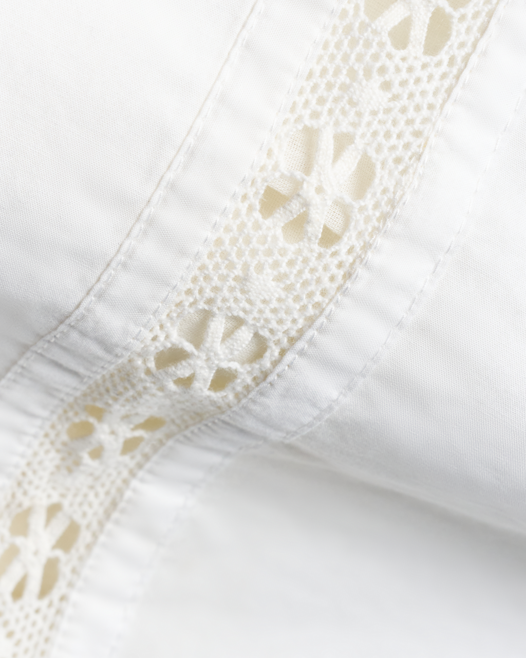 Women's Cotton Poplin Midi Skirt - White Cotton