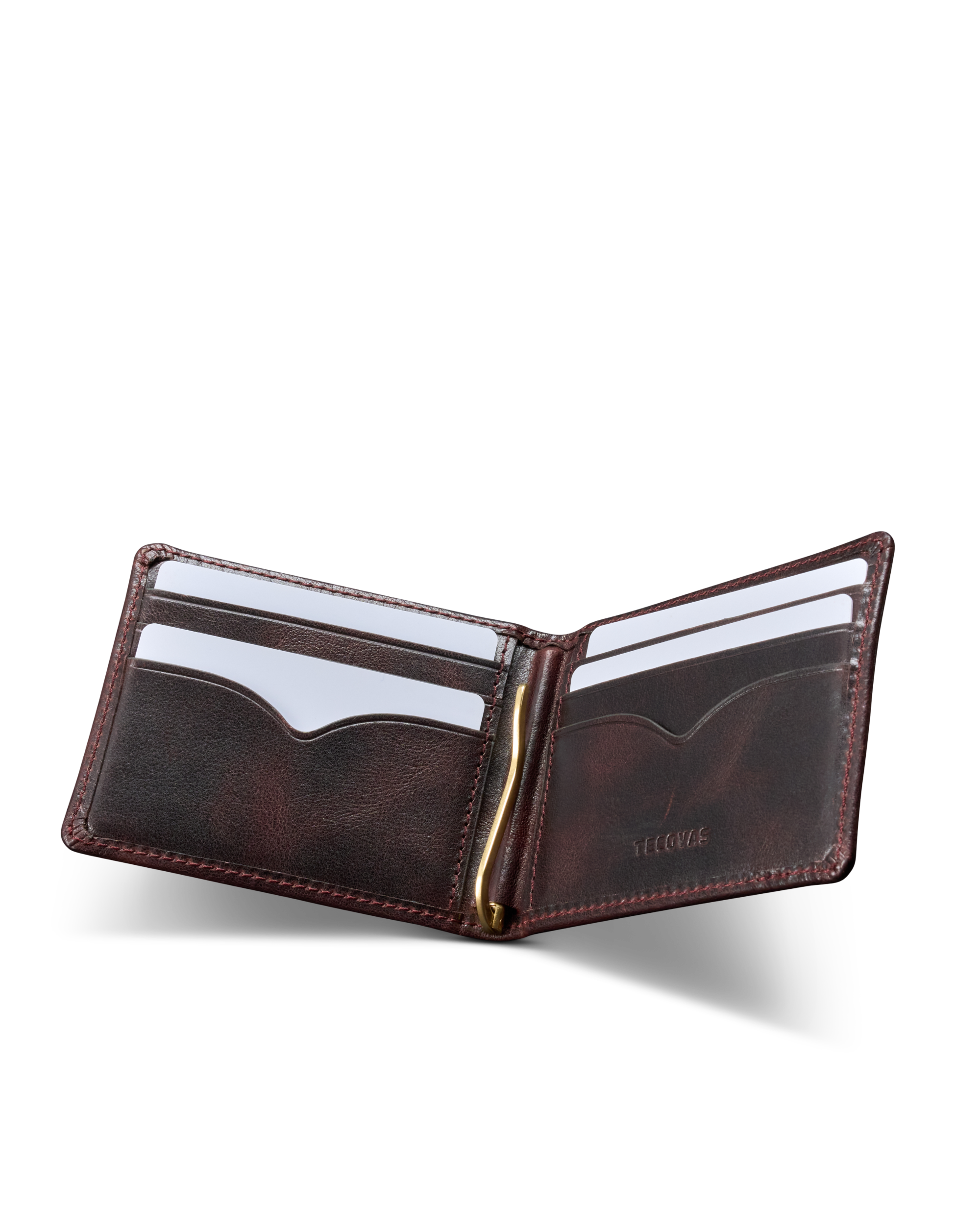Men’s Moneyclip Billfold - Chocolate Cowhide