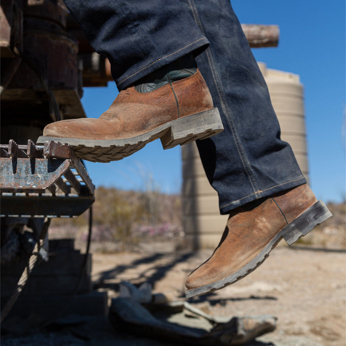 The Midland - Ochre Cowhide