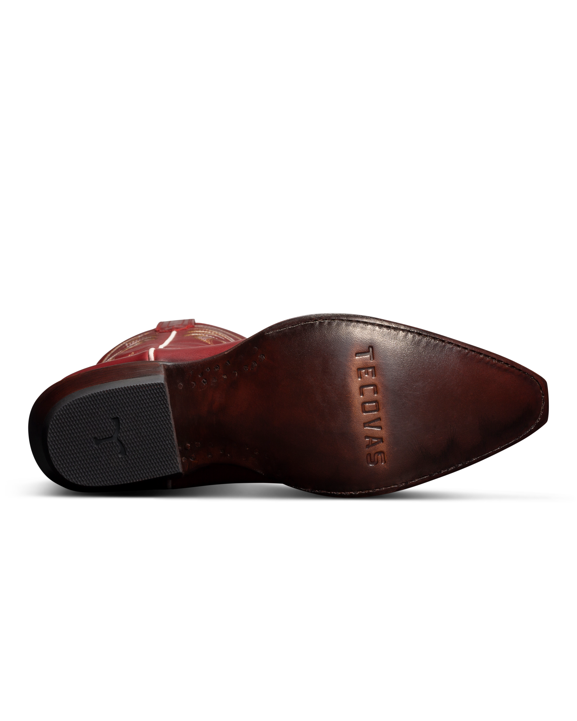 The Annie Wide Calf - Scarlet Cowhide