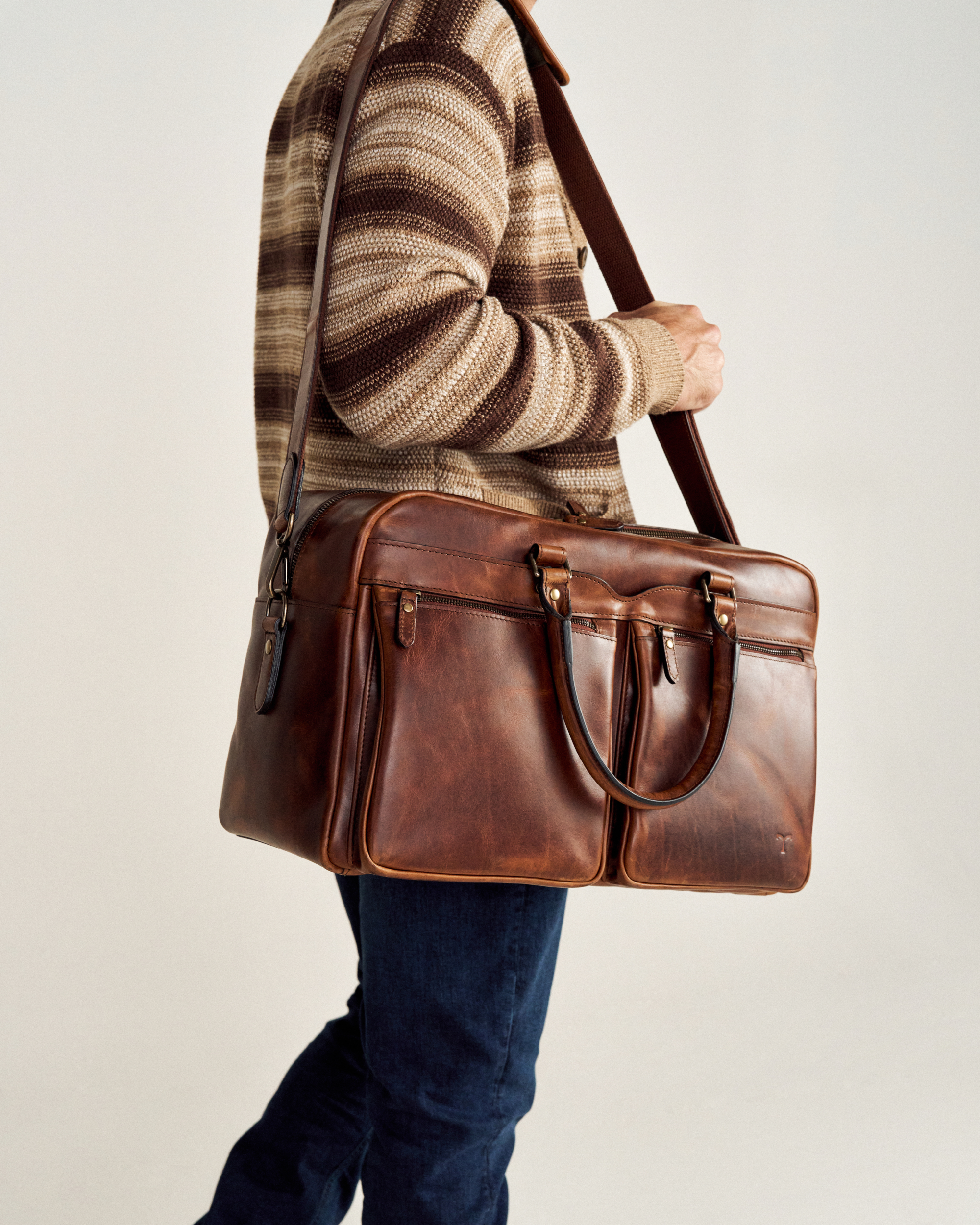 Bartlett Carrier Duffle - Cognac Cowhide