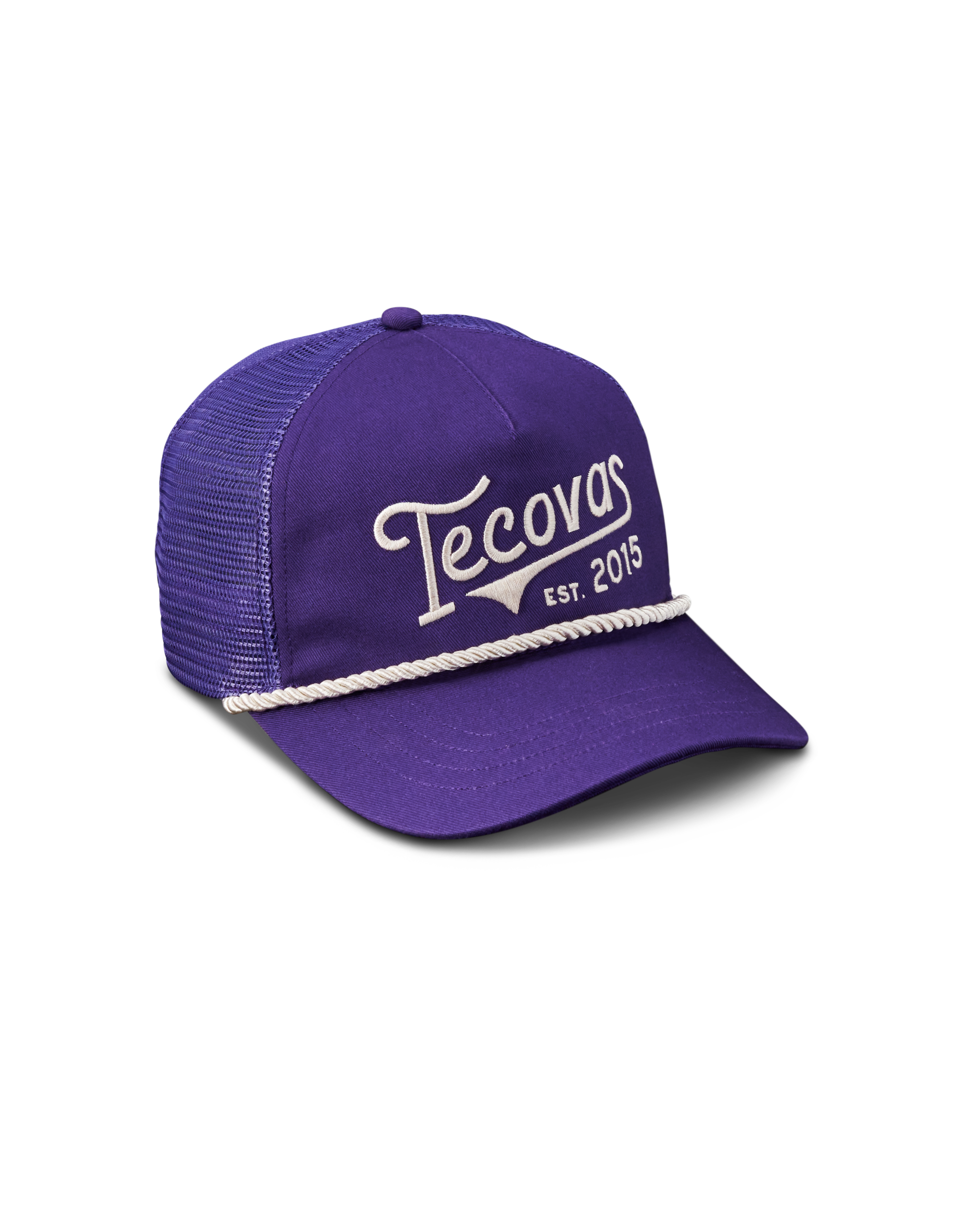 Tecovas Gameday Trucker - Purple Cotton Polyester