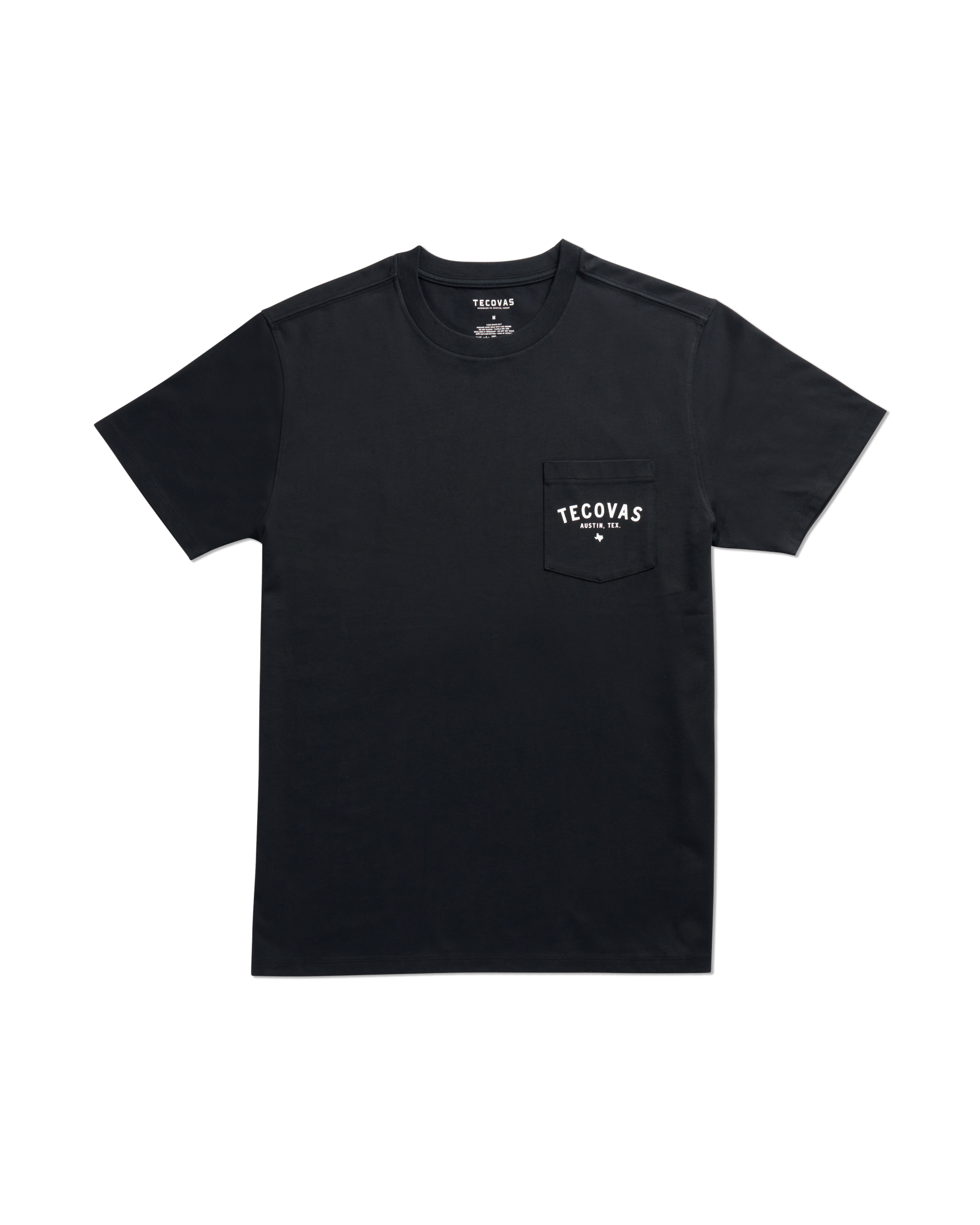 Men's Fine Makers Pocket Tee - Black Bone Supima Cotton