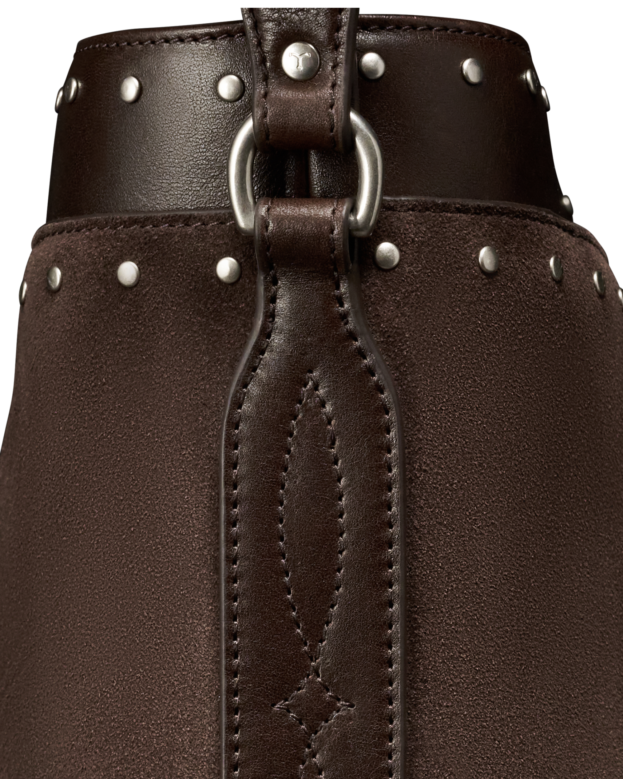 Suede Bucket Bag - Chocolate Suede Cowhide