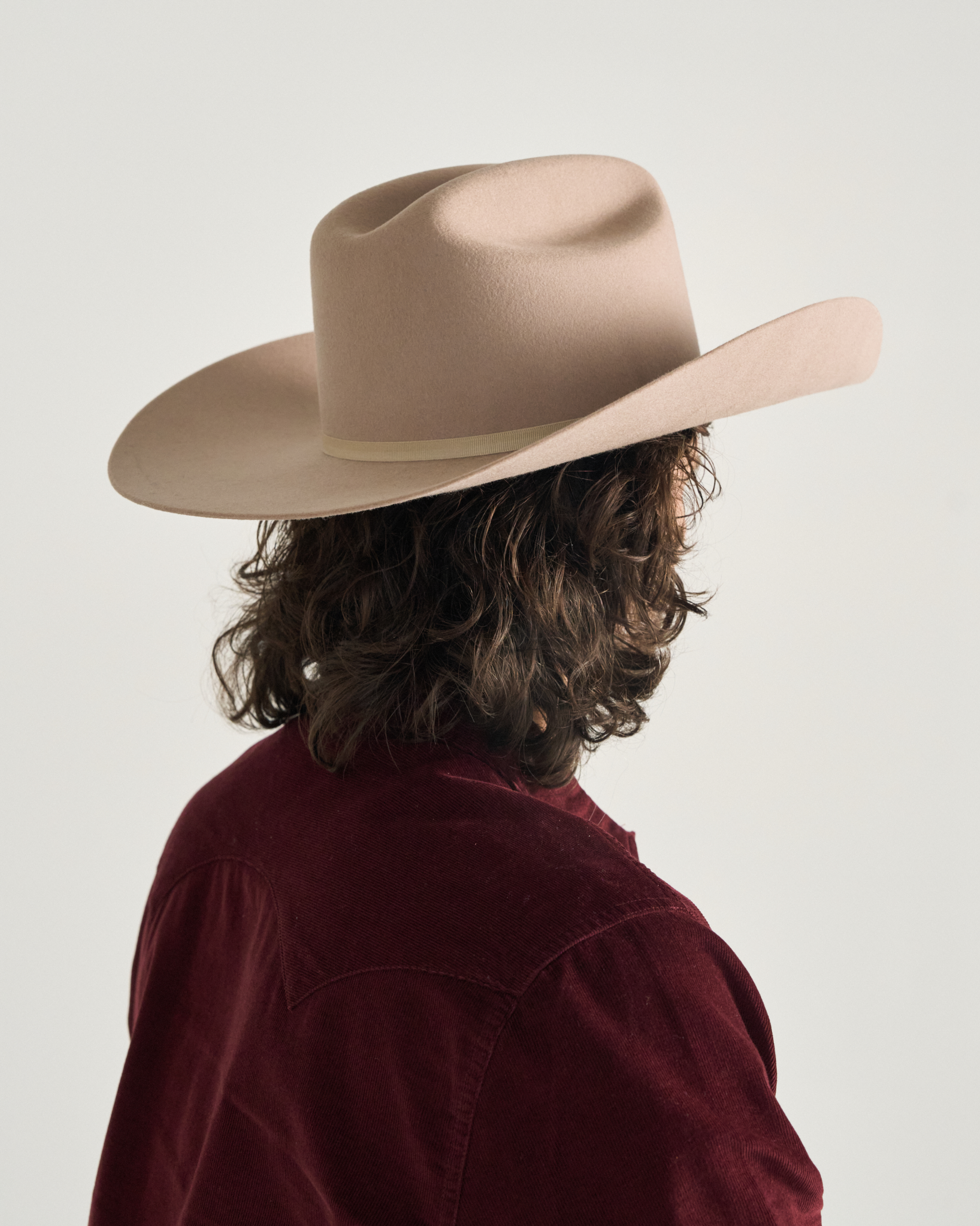 Cattleman Wool Cowboy Hat - Khaki Wool