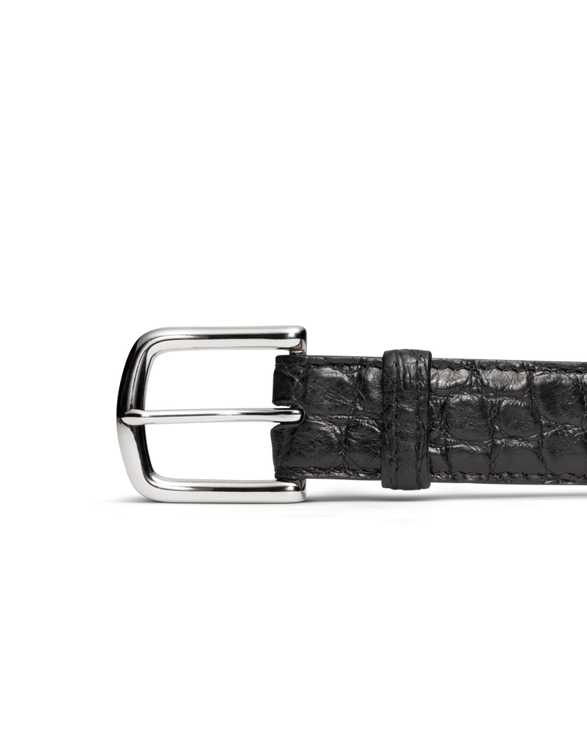 Men's Alligator Belt - Midnight Alligator
