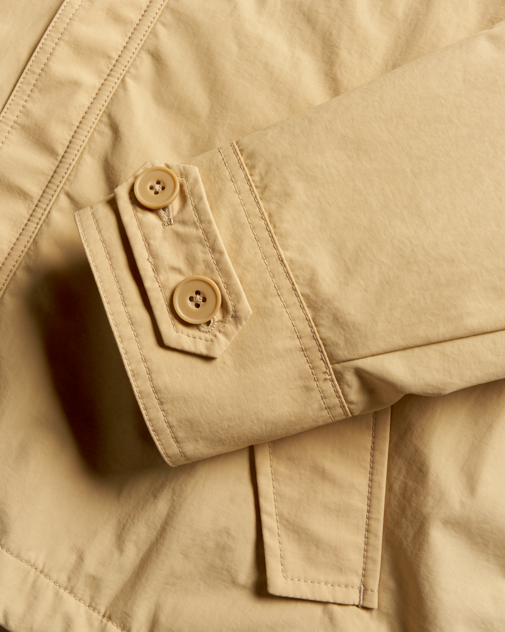 Men's Coaches Jacket - Khaki Nylon