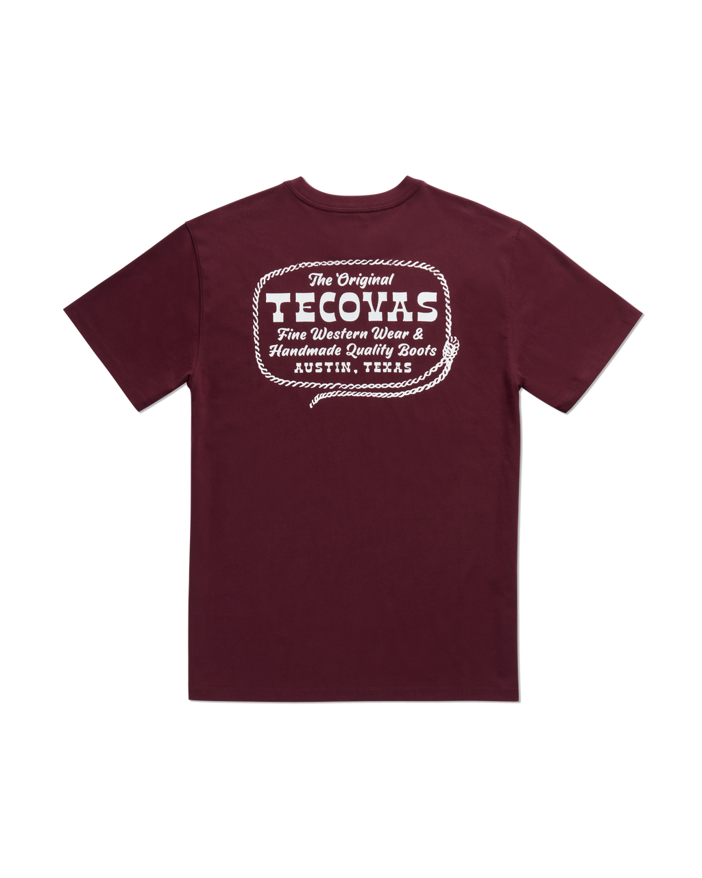 Men's Original Tecovas Rope Tee - Port Bone Supima Cotton