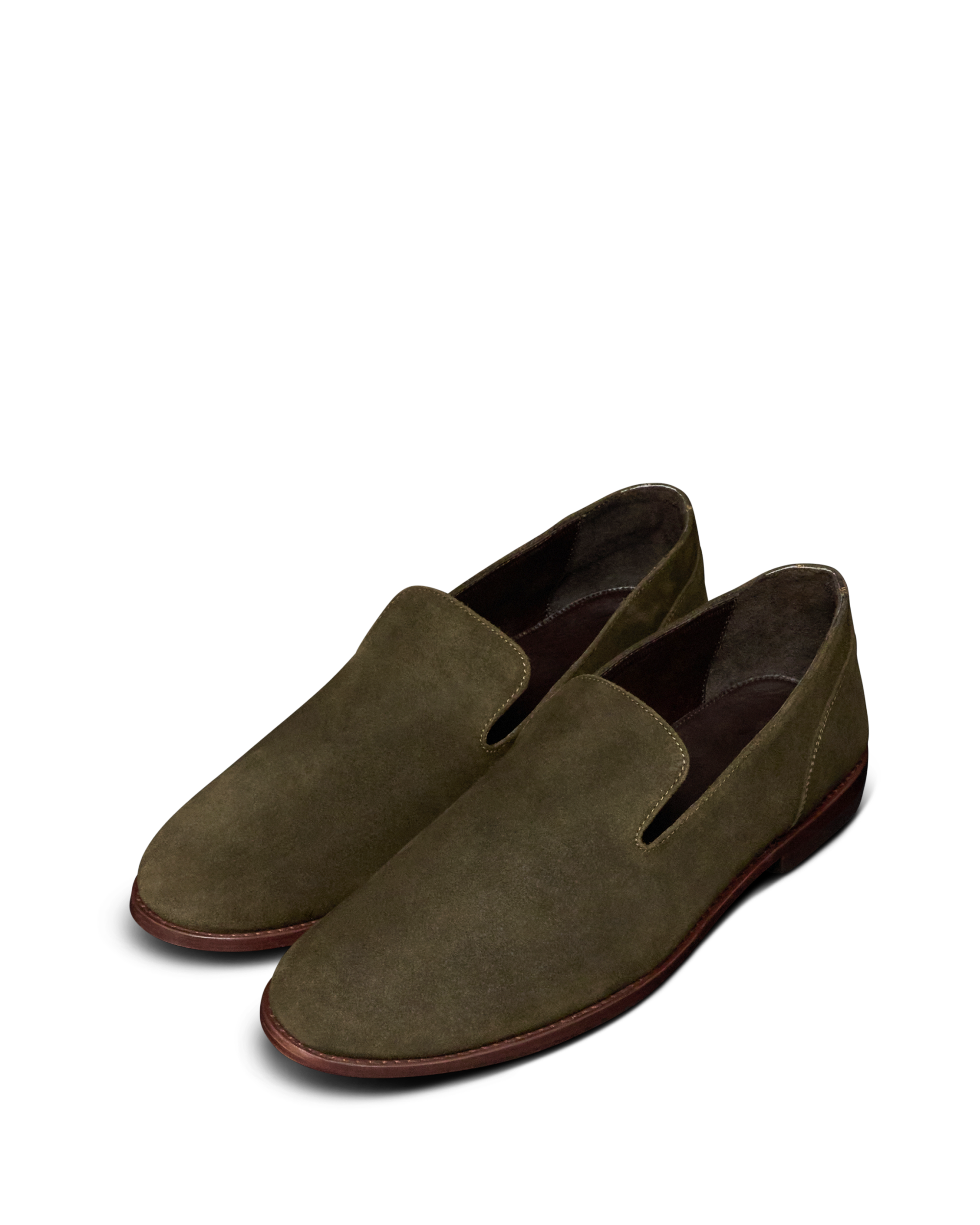 The Monterrey - Olive Suede
