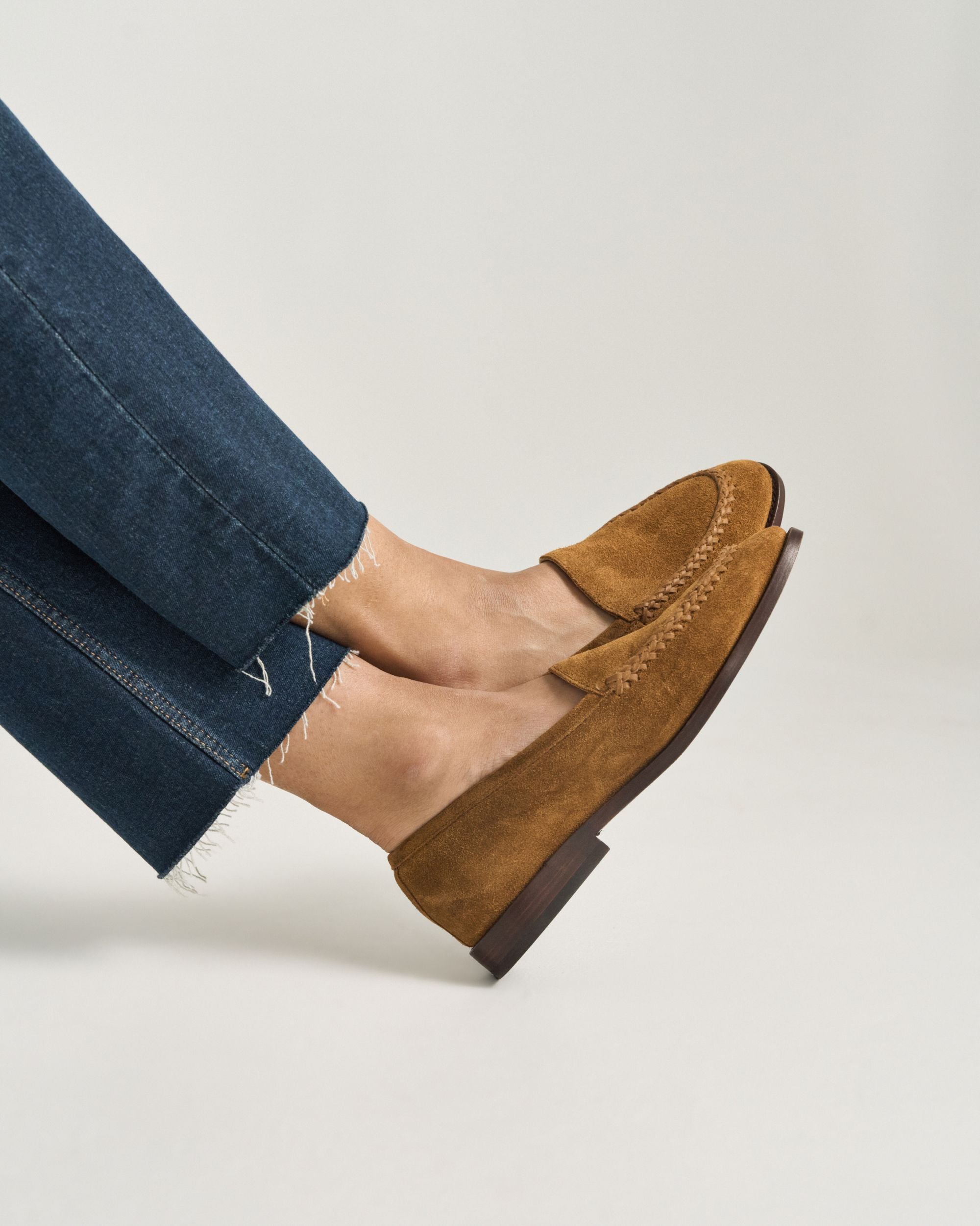 The Claire Braid - Sienna Suede