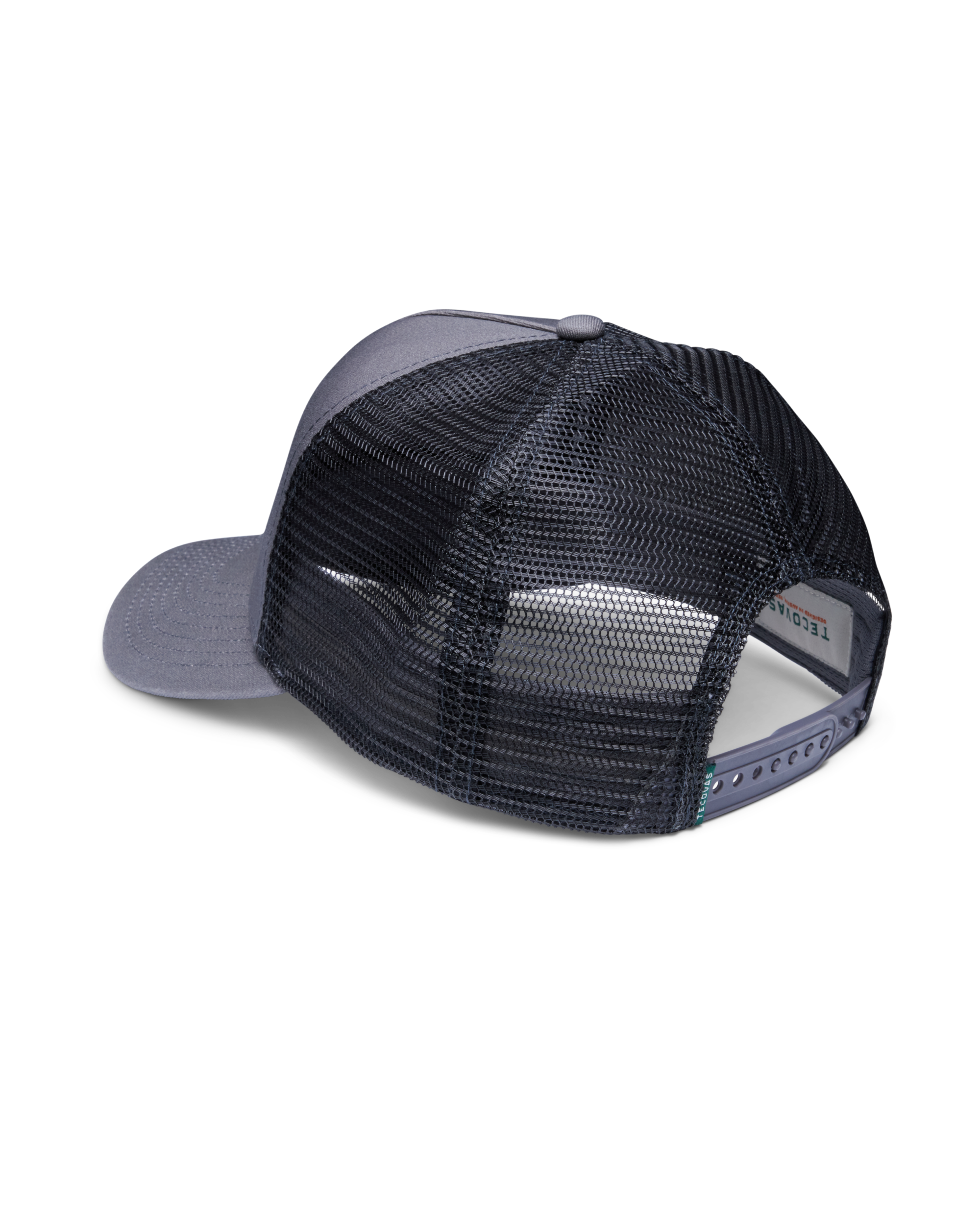 Quality Made Trucker Hat - Gray Cotton Polyester