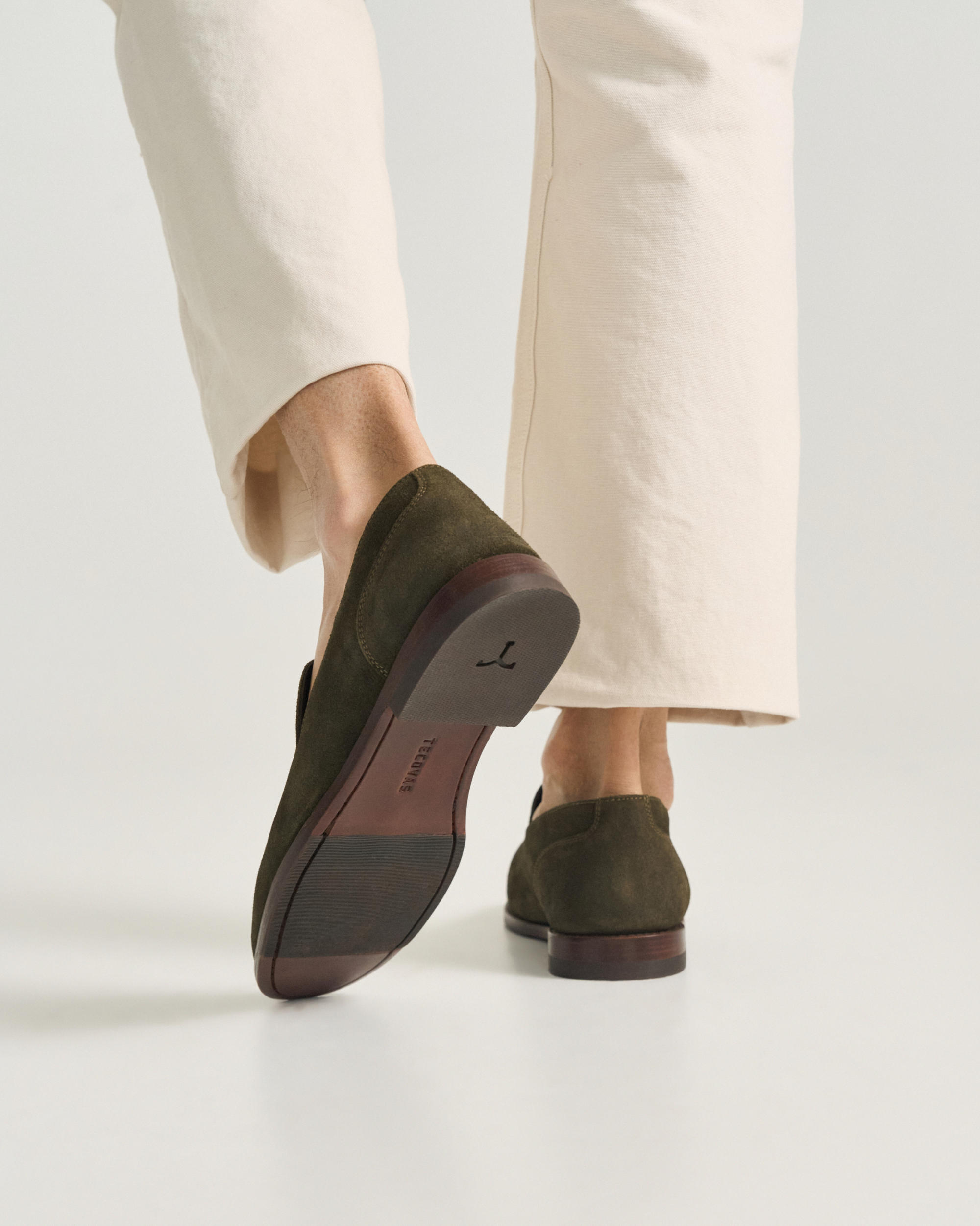 The Monterrey - Olive Suede
