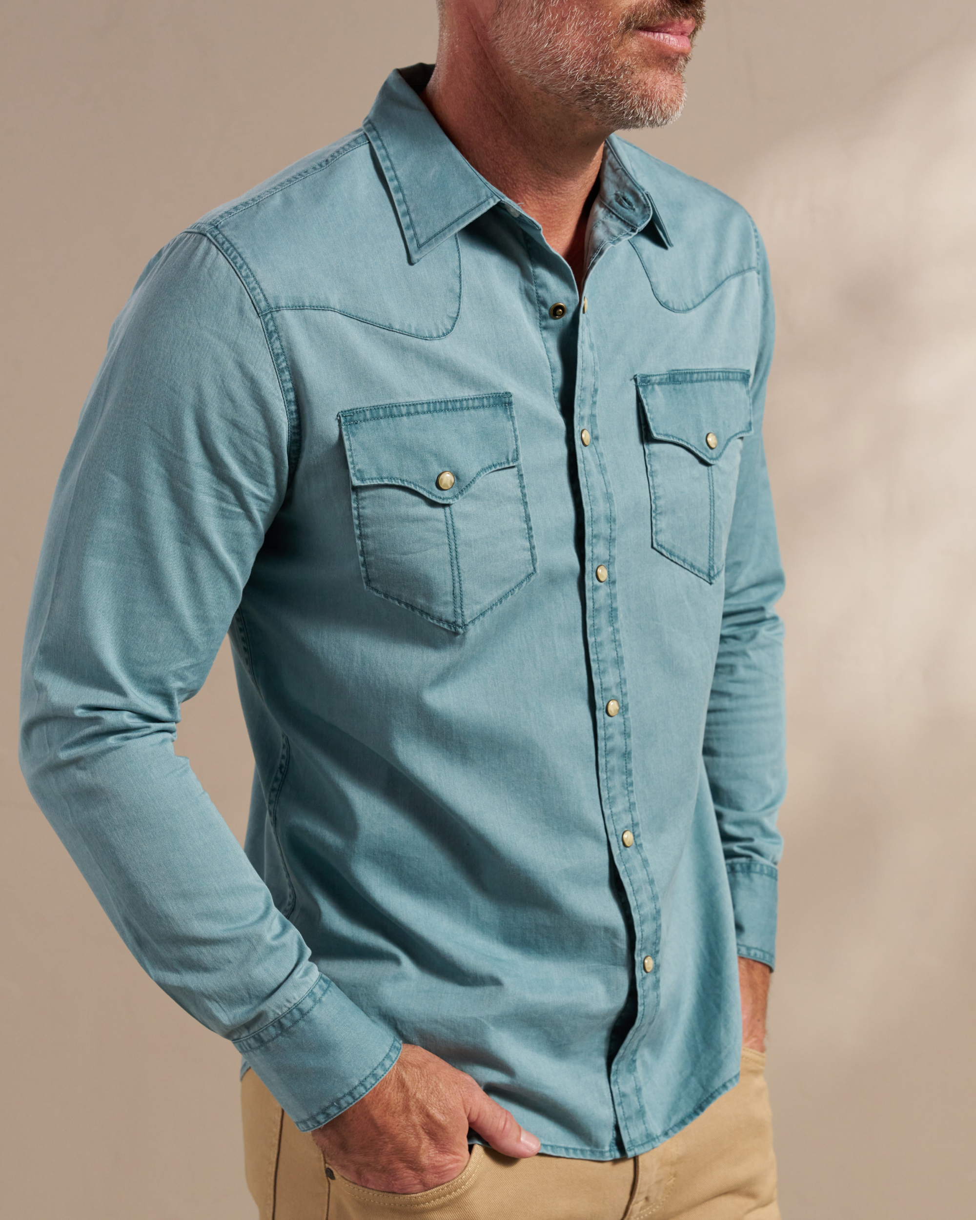 Men's Thorn Stopper Pearl Snap - Balsam Cotton