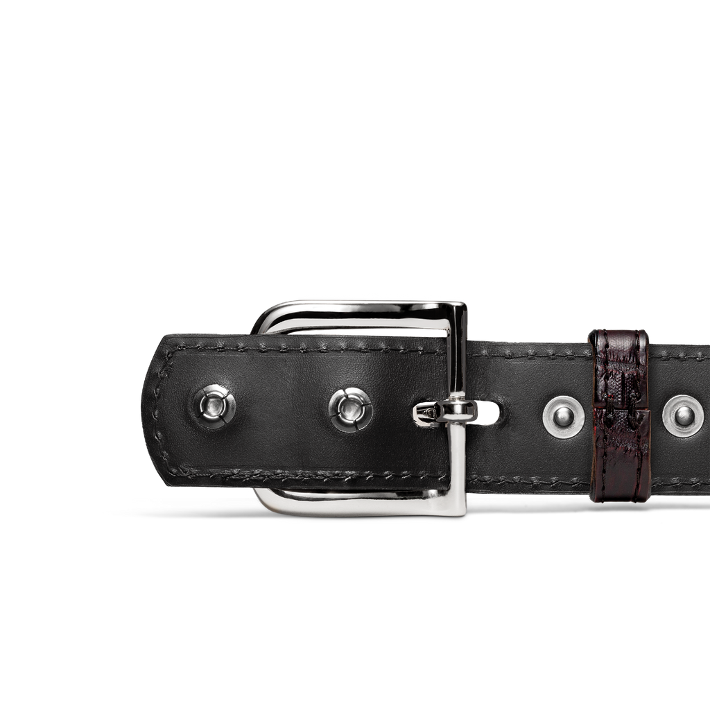 Men's Crocodile Belt - Midnight Crocodile