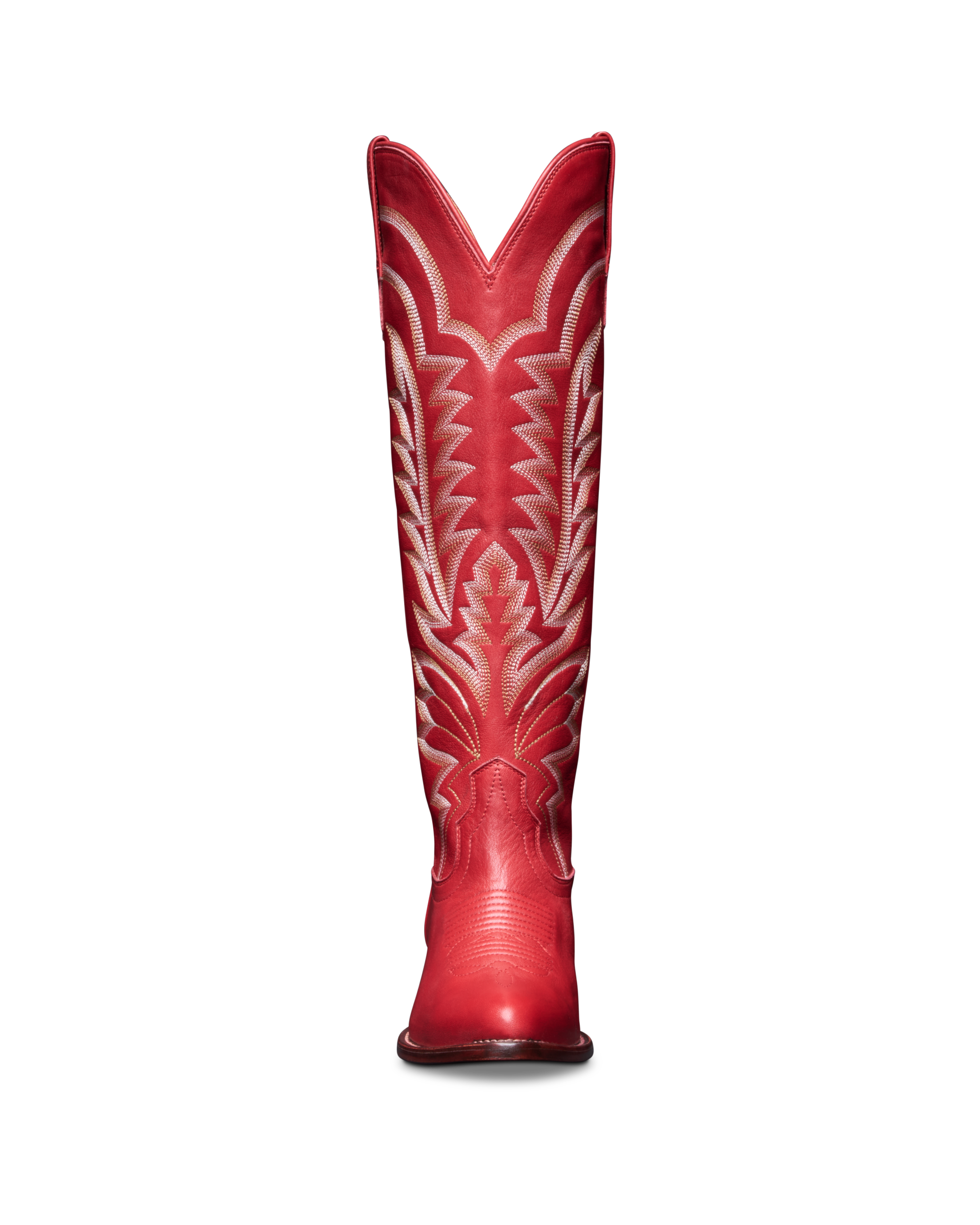 The Abby - Crimson Cowhide