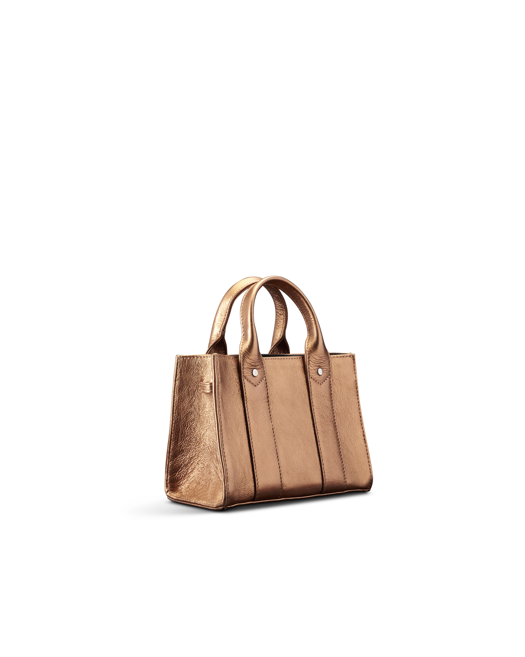 Mini Satchel - Copper Cowhide