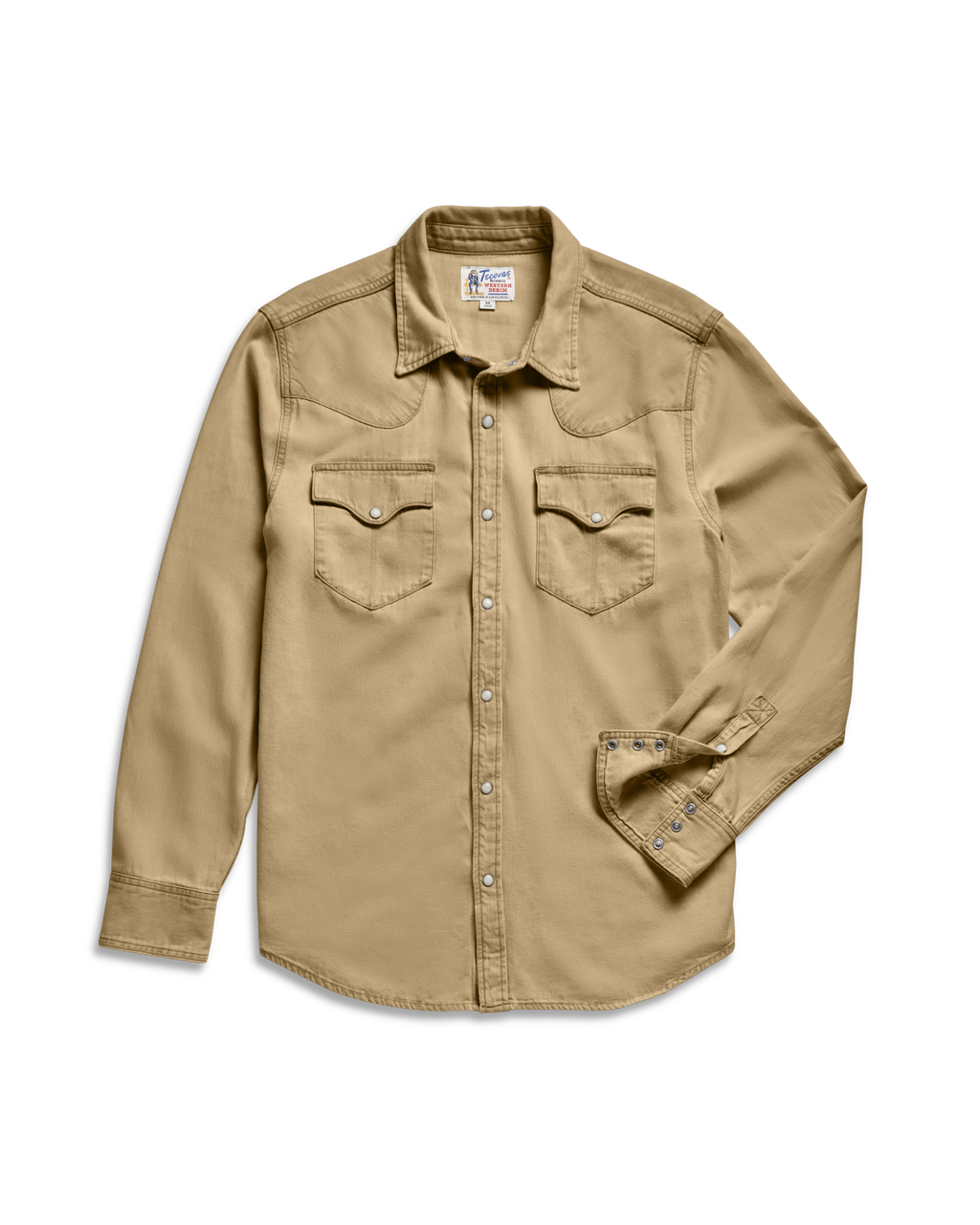 Men's Denim Long Sleeve Pearl Snap - Coriander Denim