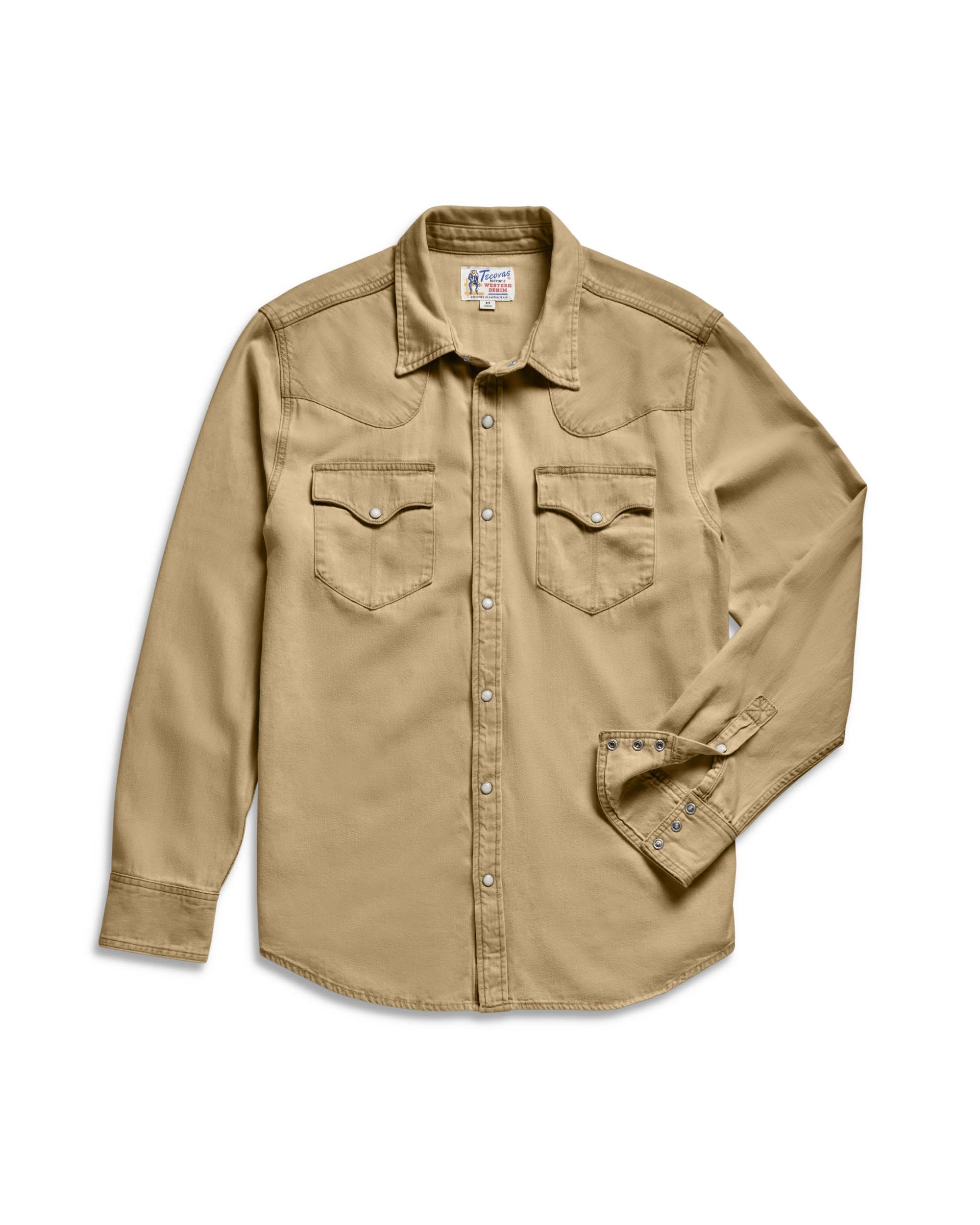 Men's Denim Long Sleeve Pearl Snap - Coriander Denim