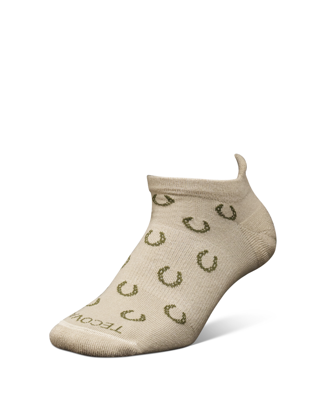 Horseshoe Ankle Sock (2-Pack) - Green Sand Polyester Spandex