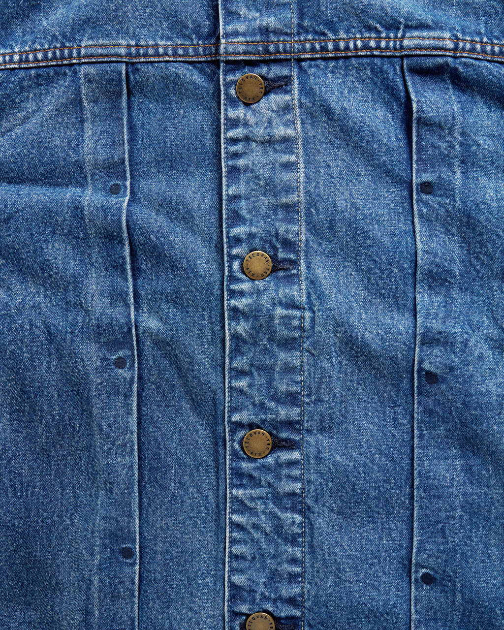 Men's Denim Ranch Hand Trucker Jacket - Medium Wash Denim
