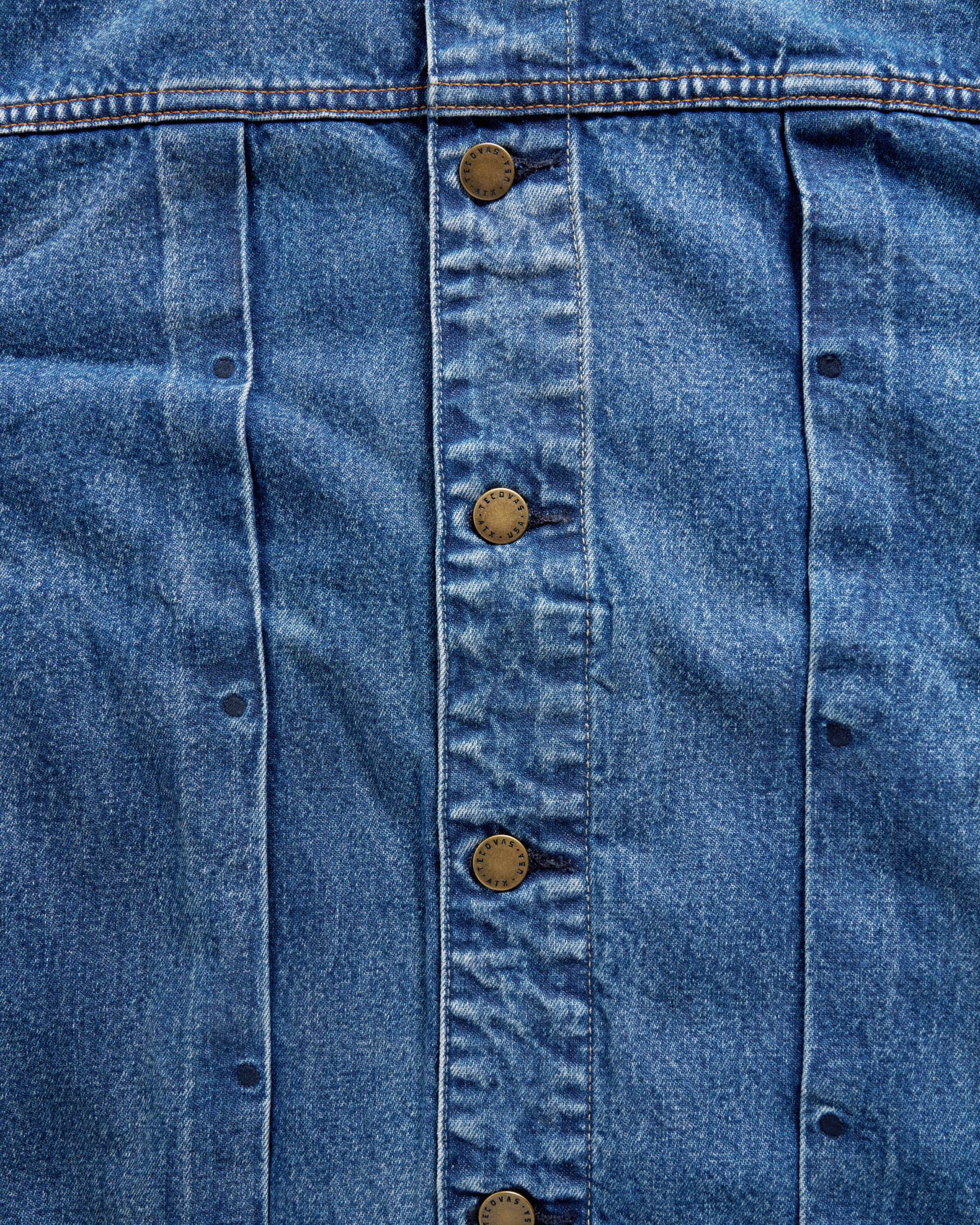 Men's Denim Ranch Hand Trucker Jacket - Medium Wash Denim