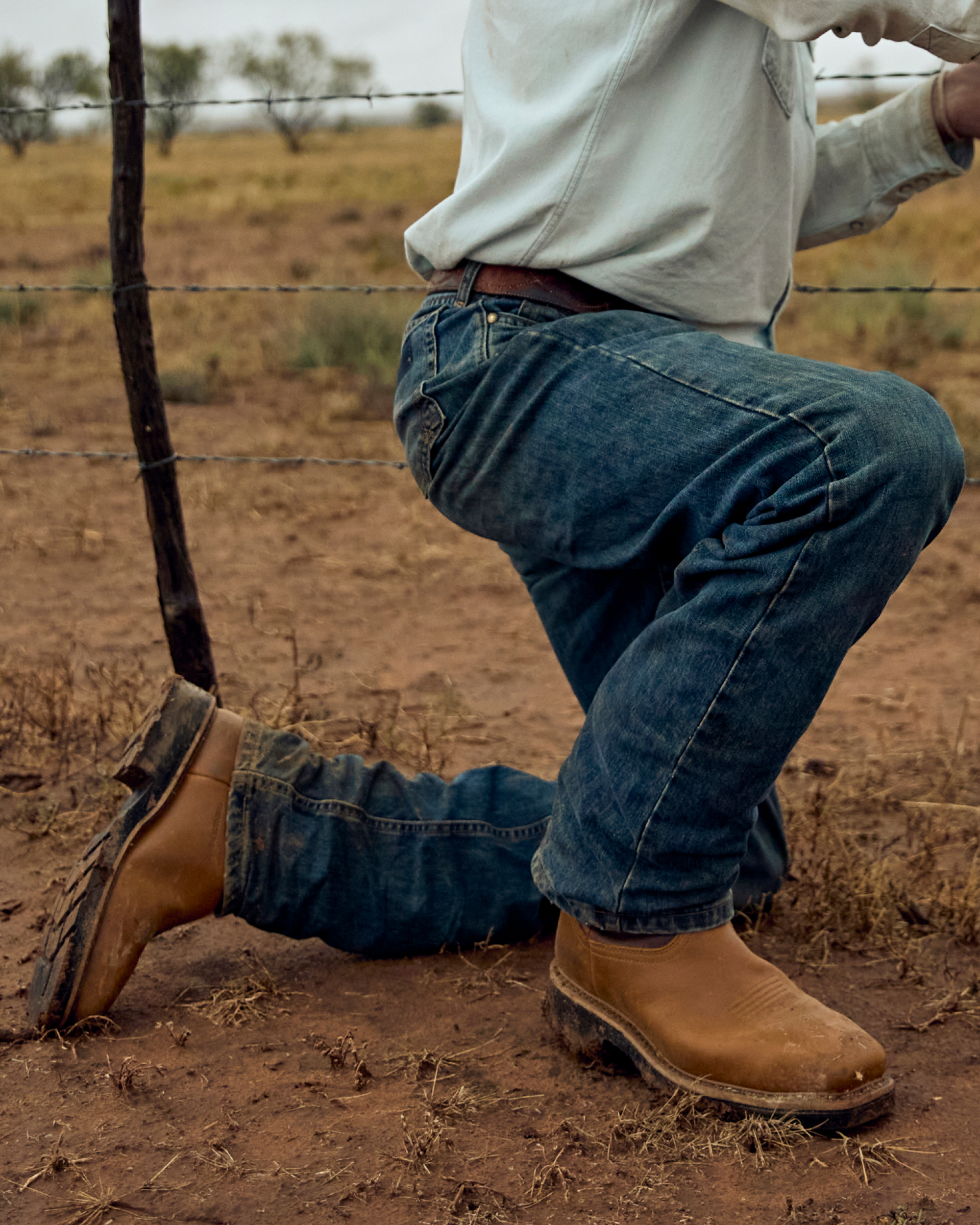LongHaul Waterproof Square Composite Toe Work Boot - Wheat Maple Cowhide