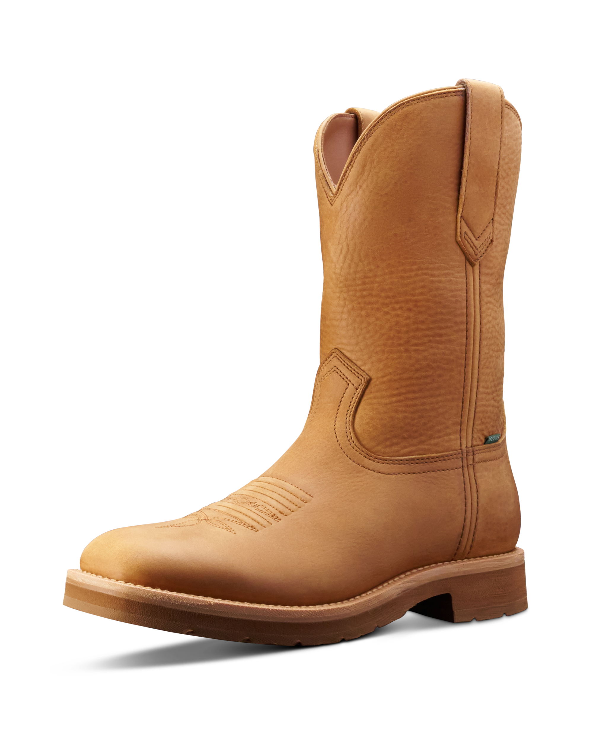 The Rugged Square Toe - Light Tan Cowhide