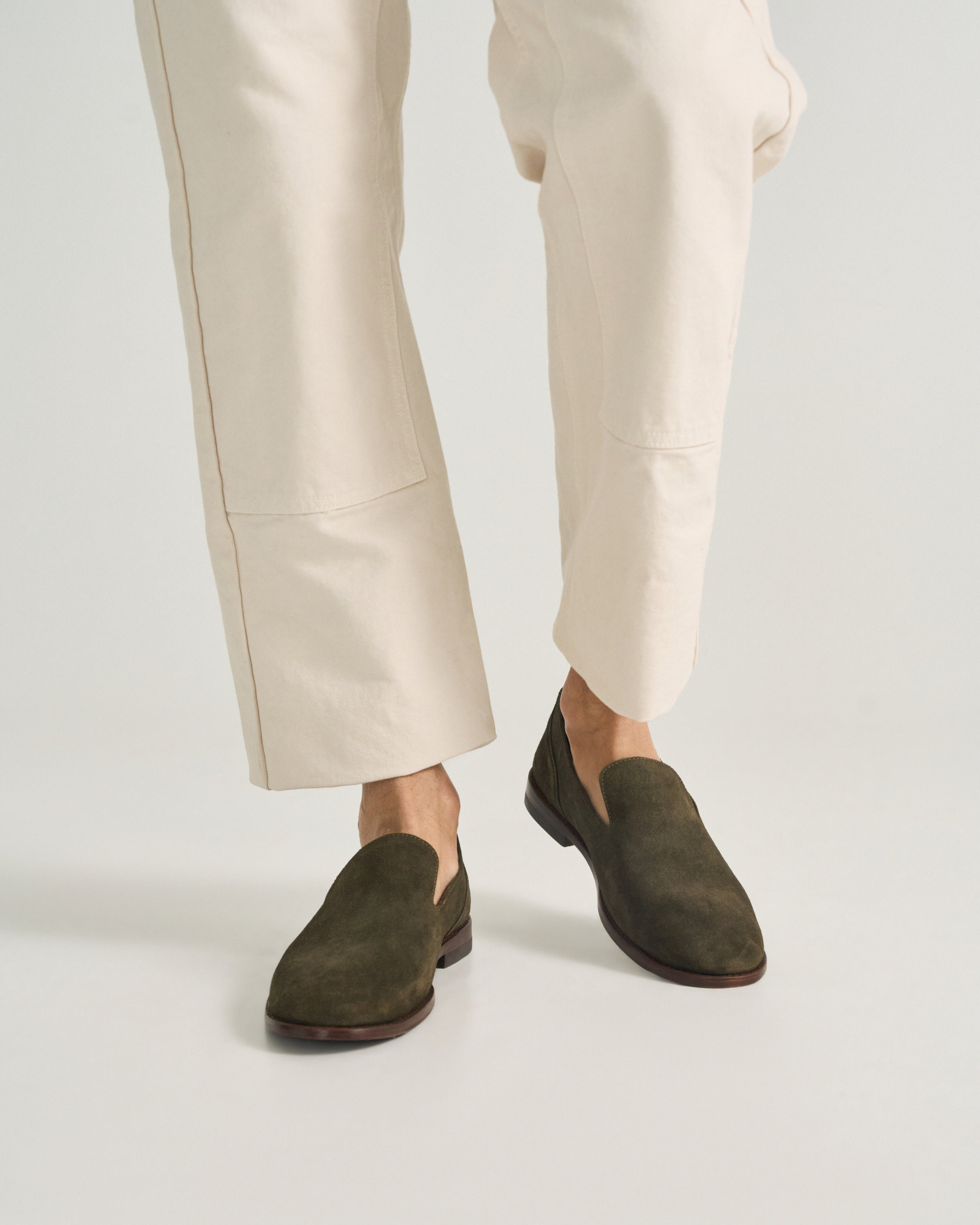 The Monterrey - Olive Suede