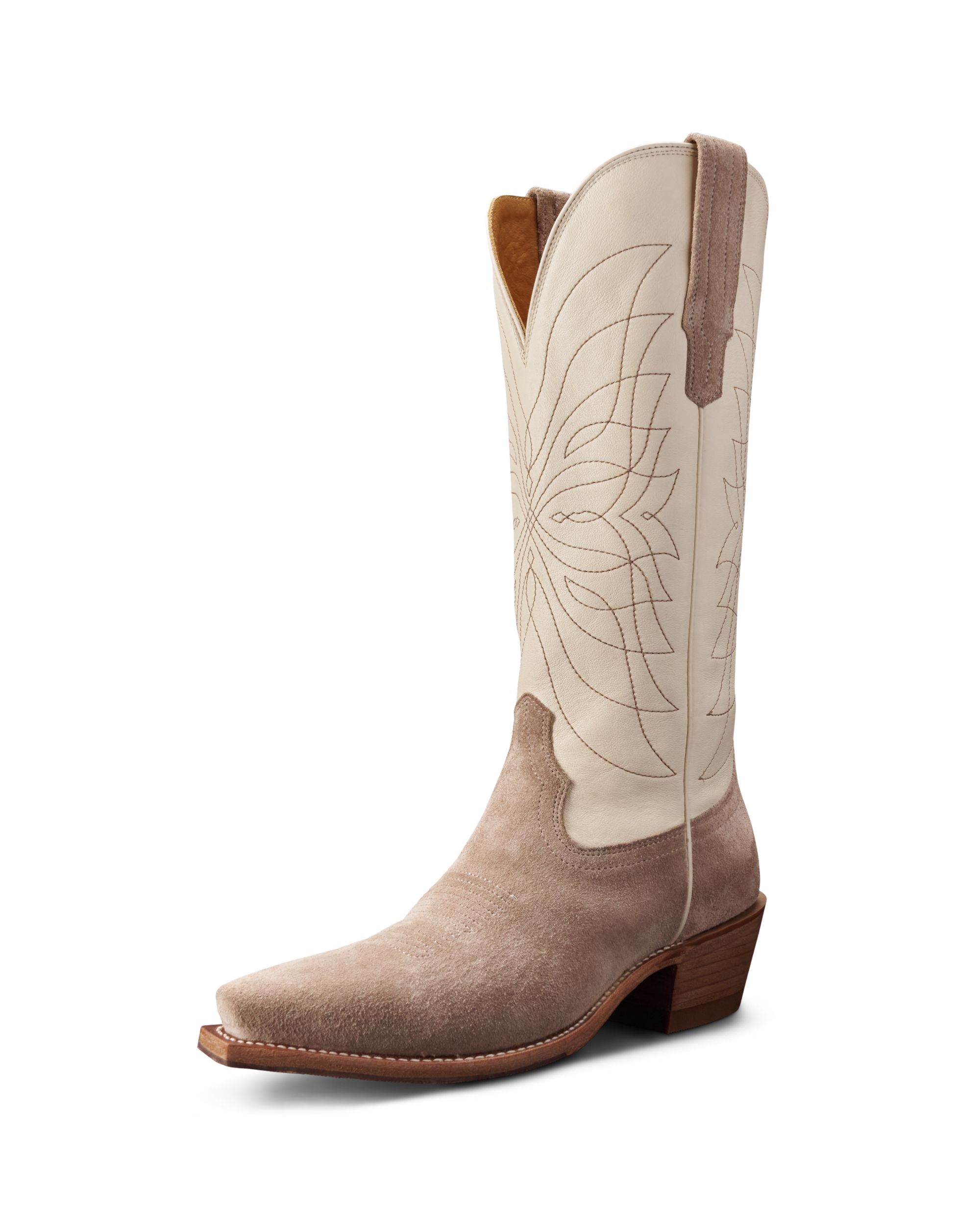 The Annie Monarch - Sand Bone Suede