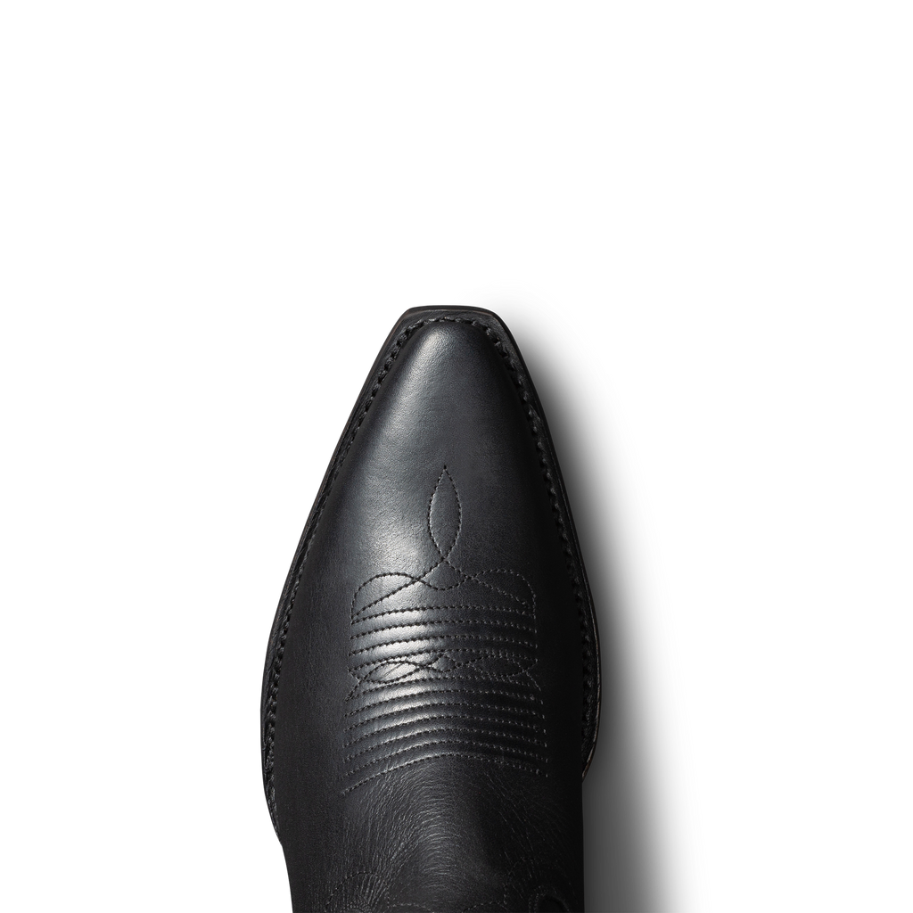 The Annie Wide Calf - Midnight Cowhide