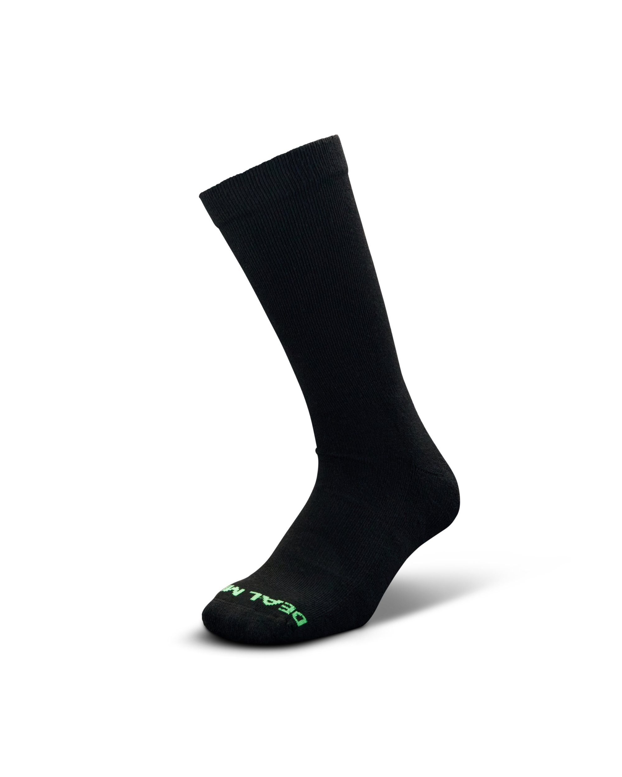 Deal Me In Mid Calf Sock (2-Pack) - Black Gamblers Green Polyester Spandex