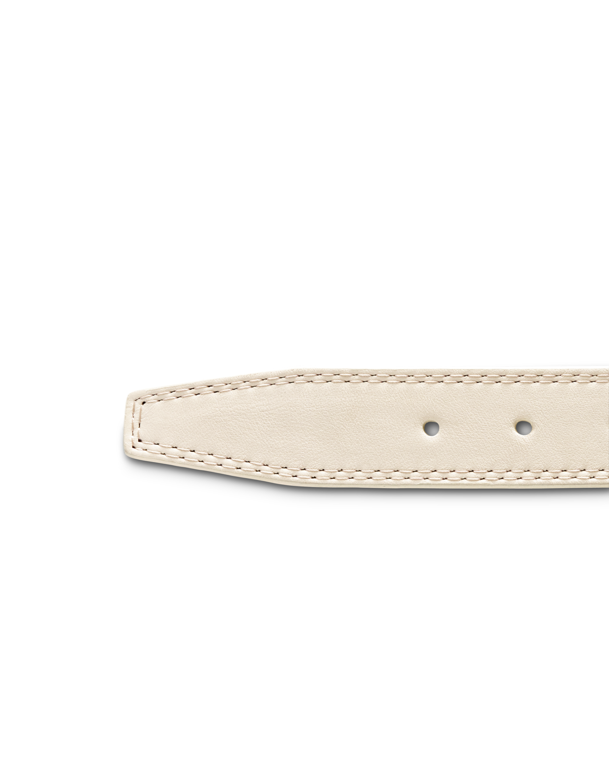 Women's Cowhide Belt - Bone Cowhide