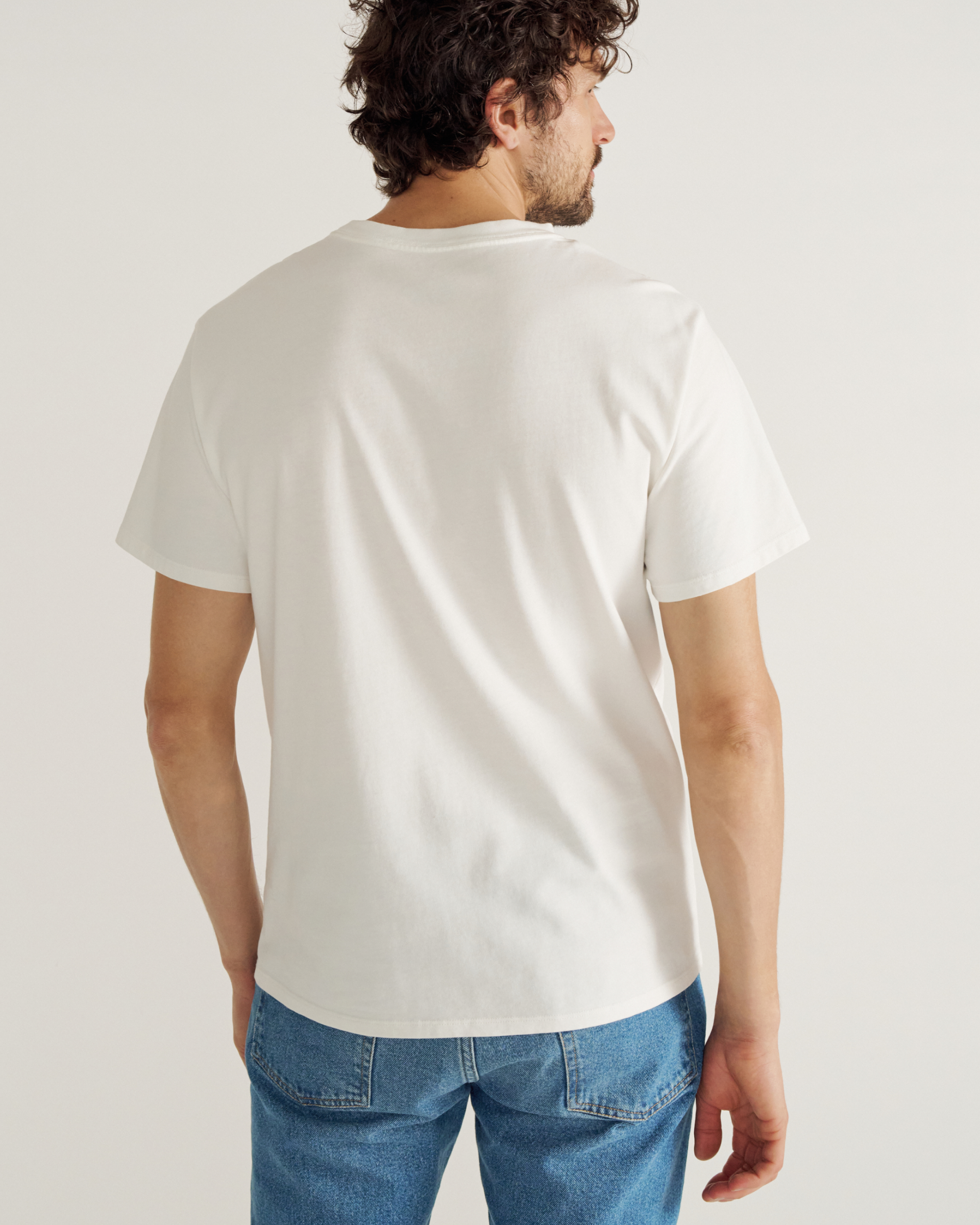Men's Standard Issue Pocket Tee - Bone Cotton