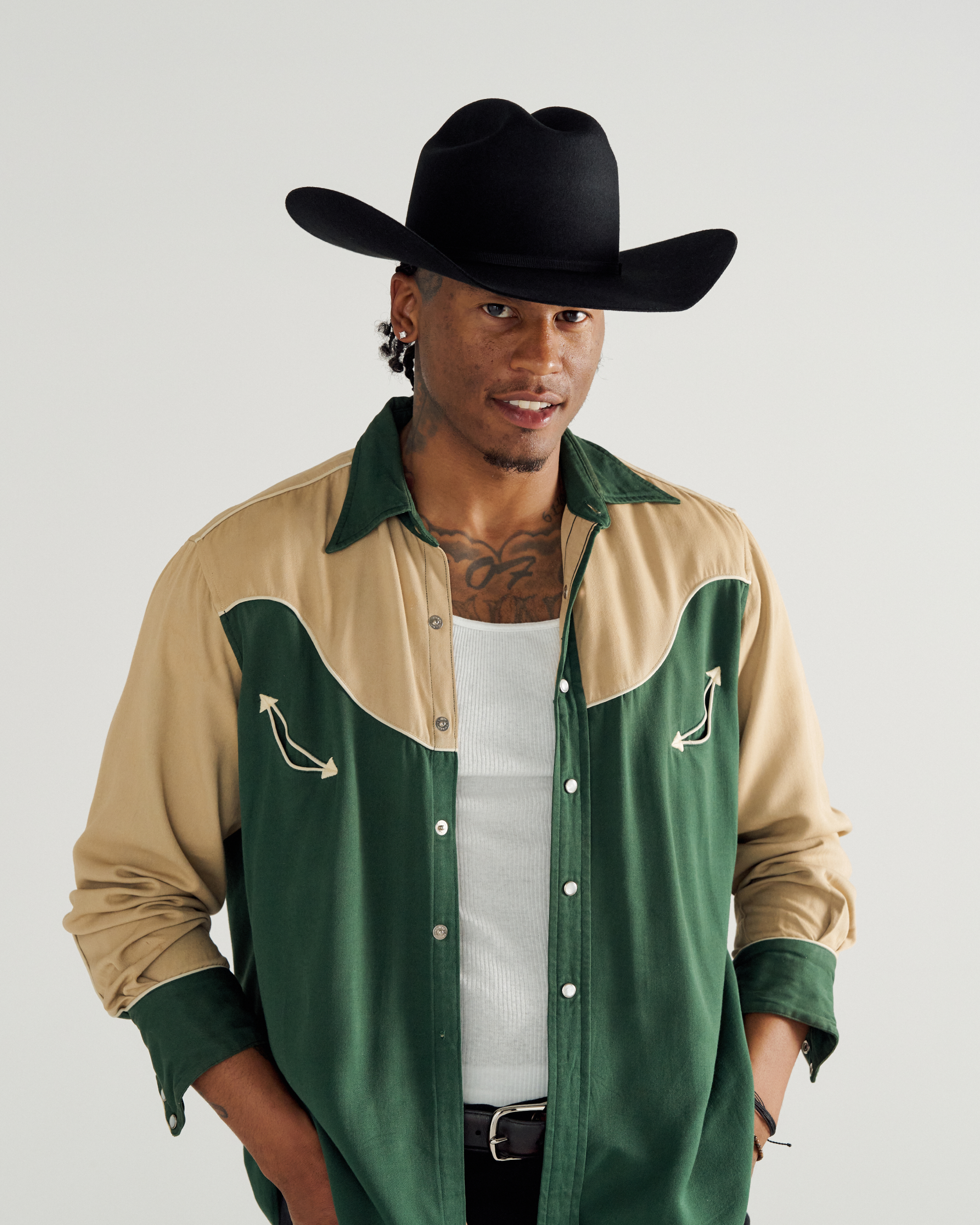 Cattleman Wool Cowboy Hat - Black Wool